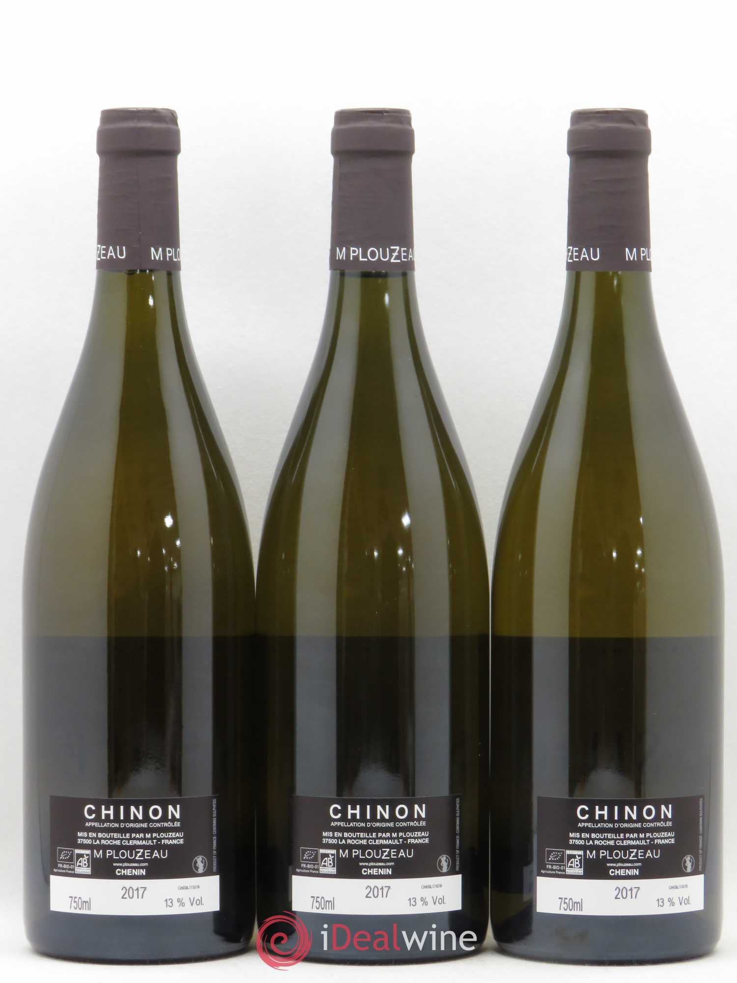 Chinon Silice Château de La Bonnelière (sans prix de réserve) 2017 - Posten von 3 Flaschen - 1