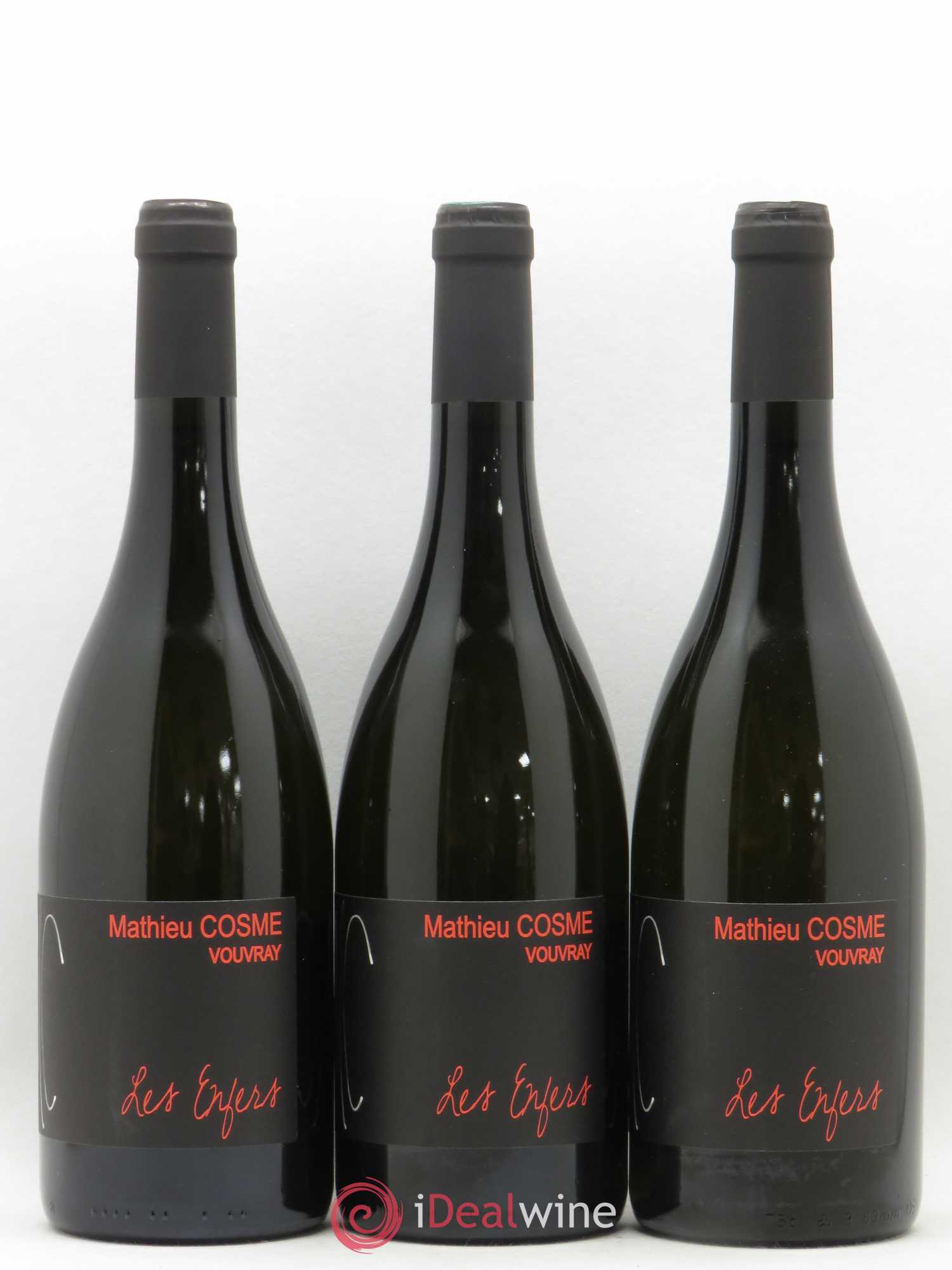 Vouvray Les Enfers Domaine de Beaumont Mathieu Cosme (sans prix de réserve) 2018 - Posten von 3 Flaschen - 0