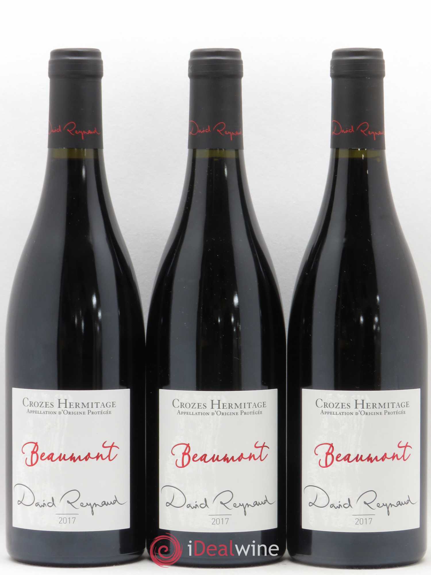 Crozes-Hermitage Beaumont Domaine Les Bruyères (sans prix de réserve) 2017 - Posten von 3 Flaschen - 0