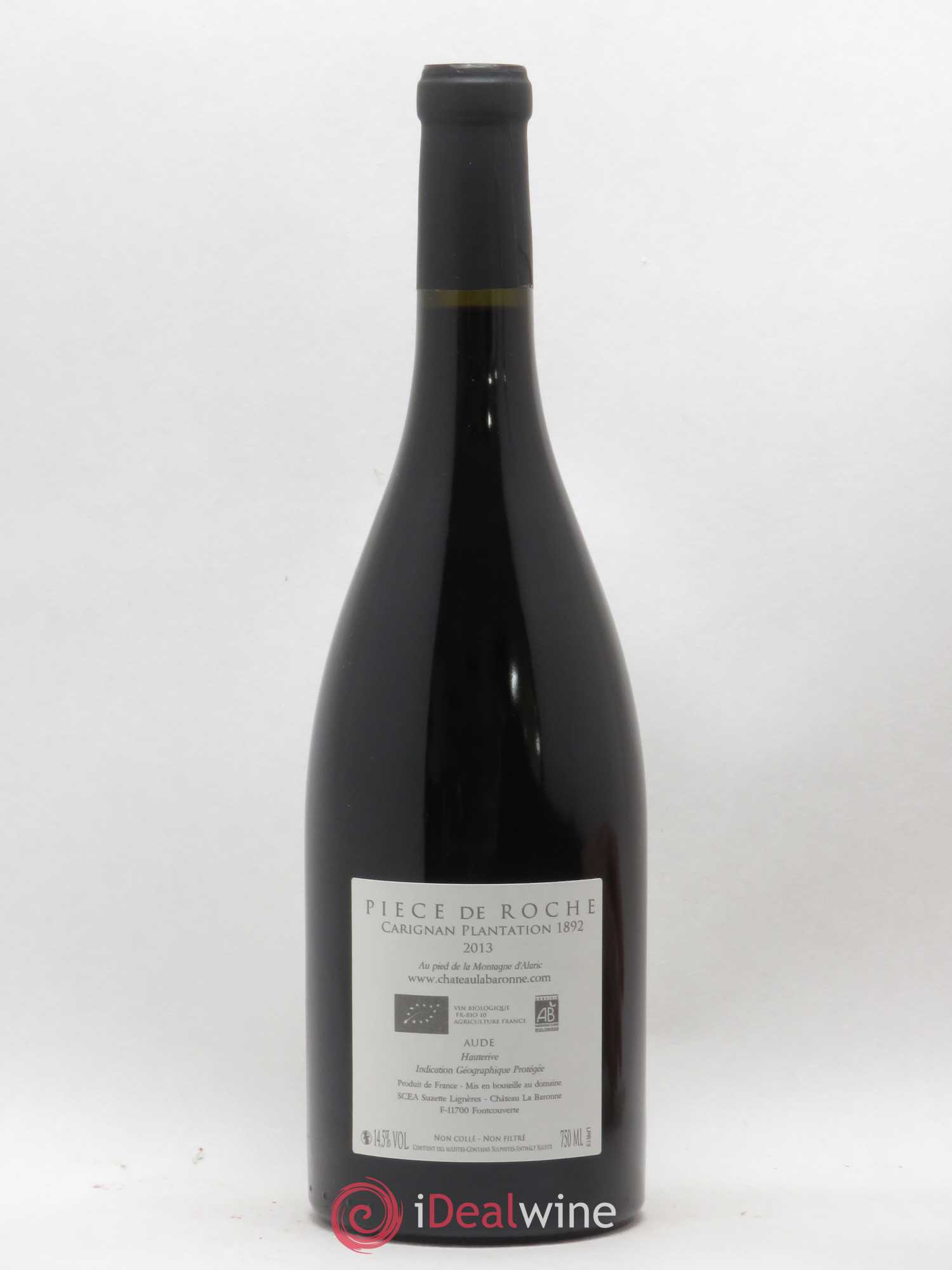 Divers IGP Aude Hauterive Pièce de Roche Château La Baronne (sans prix de réserve) 2013 - Posten von 1 Flasche - 1