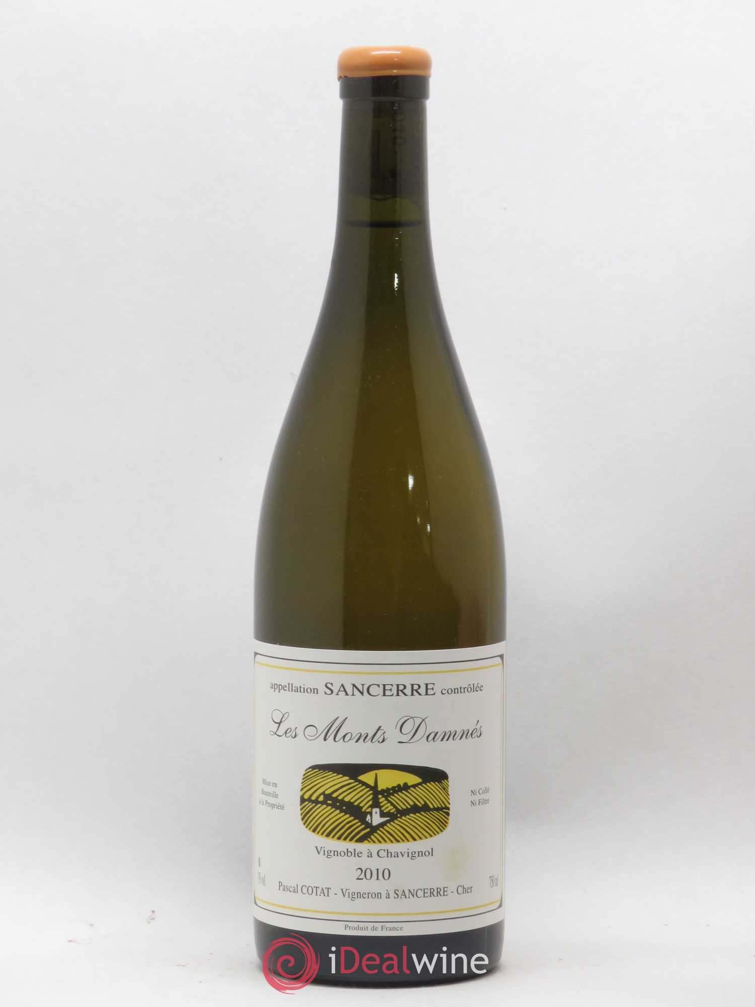 Sancerre Les Monts Damnés Pascal Cotat 2010 - Lot de 1 bouteille - 0