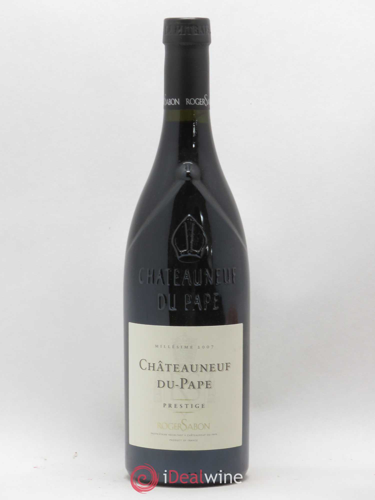 Châteauneuf-du-Pape Cuvée Prestige Roger Sabon (Domaine) 2007 - Lot de 1 bouteille - 0