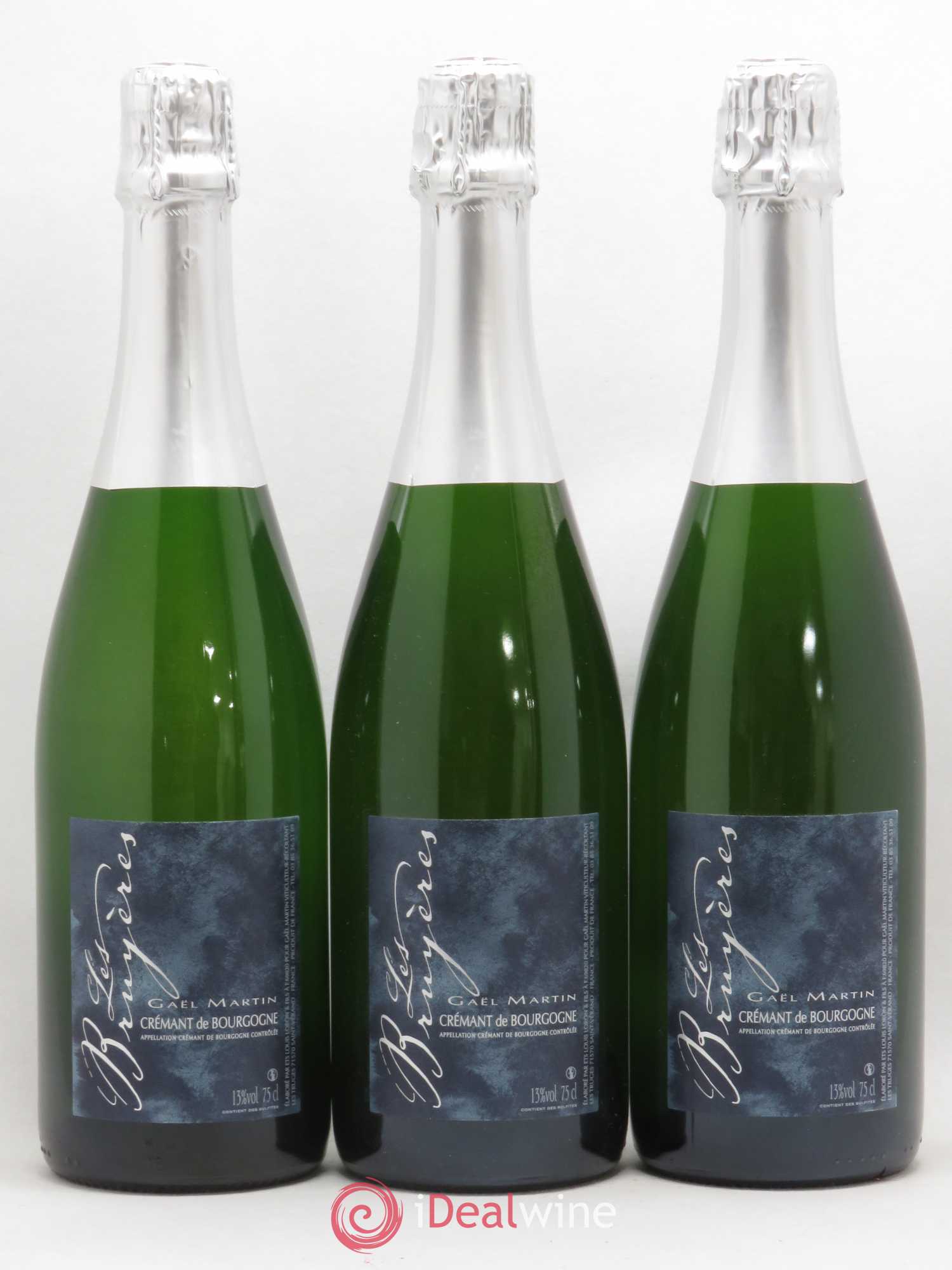 Crémant de Bourgogne Les Bruyères Domaine Gaël Martin (sans prix de réserve) - Posten von 6 Flaschen - 1
