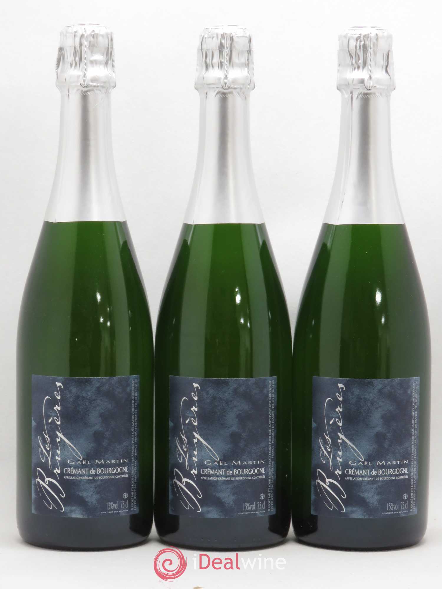 Crémant de Bourgogne Les Bruyères Domaine Gaël Martin (sans prix de réserve) - Posten von 6 Flaschen - 2