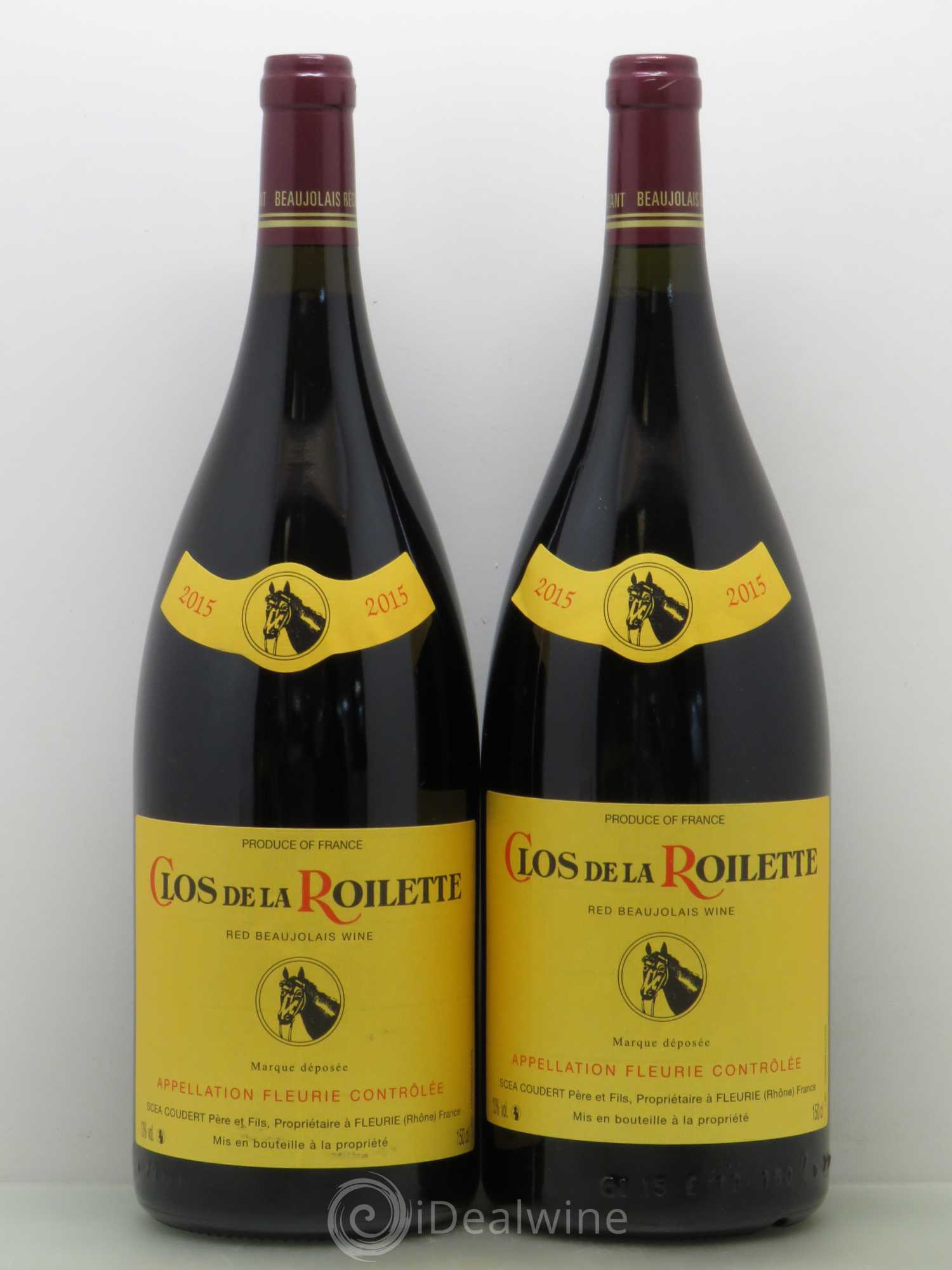 Fleurie Clos de la Roilette 2015 - Posten von 2 Magnum - 0
