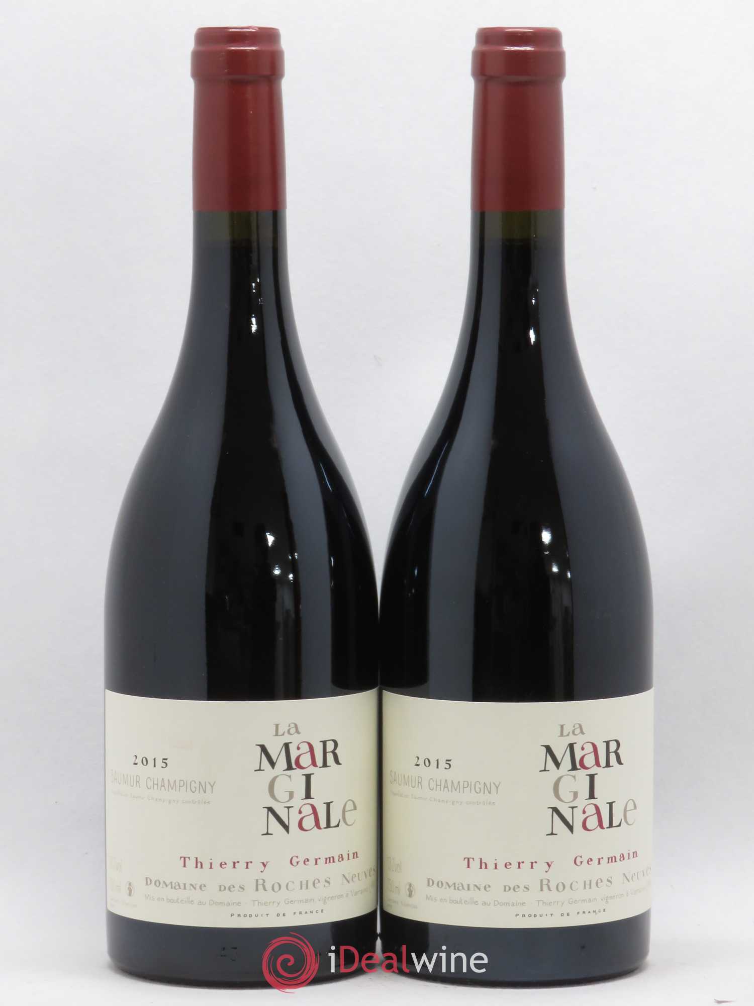 Saumur-Champigny La Marginale Domaine des Roches Neuves - Thierry Germain 2015 - Lot de 2 bouteilles - 0