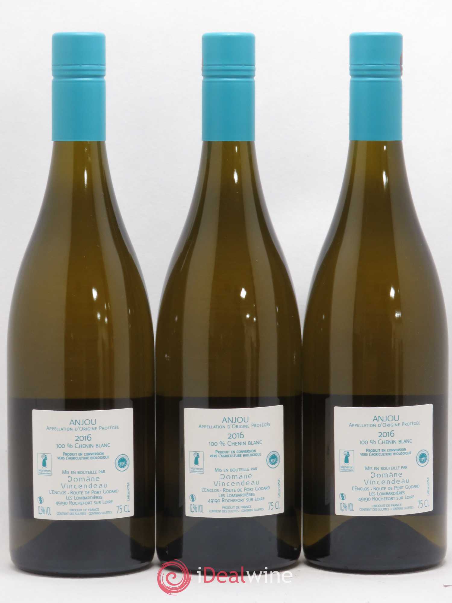 Anjou Le Raguenet Domaine Vincendeau (sans prix de réserve) 2016 - Posten von 6 Flaschen - 2