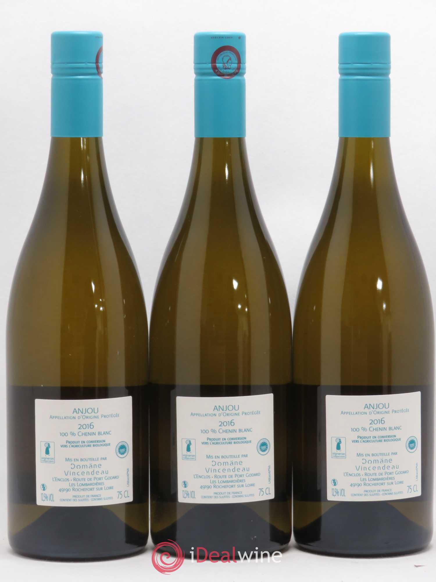 Anjou Le Raguenet Domaine Vincendeau (sans prix de réserve) 2016 - Posten von 6 Flaschen - 4