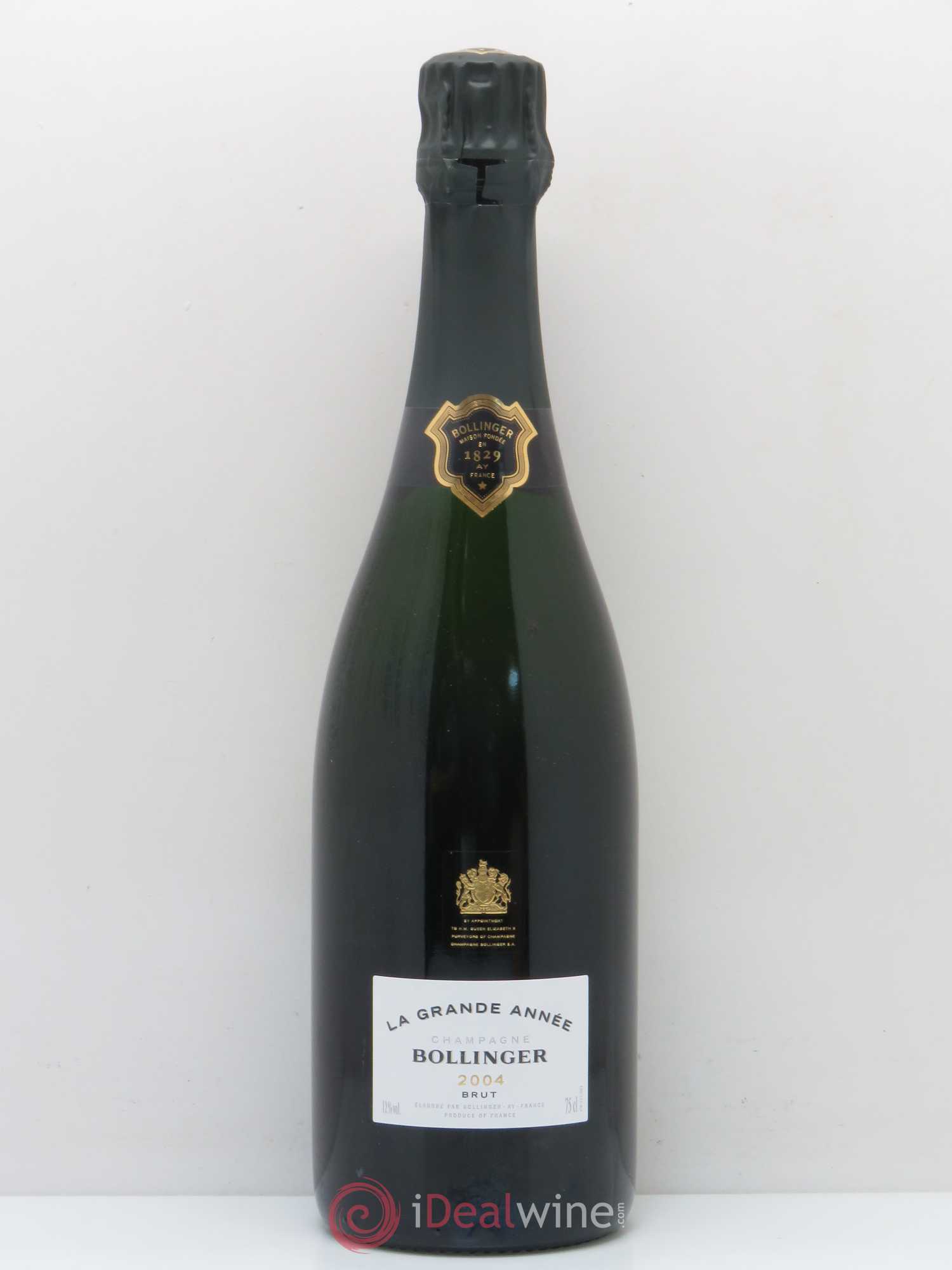 La Grande Année Brut Bollinger 2004 - Lot de 1 bouteille - 0