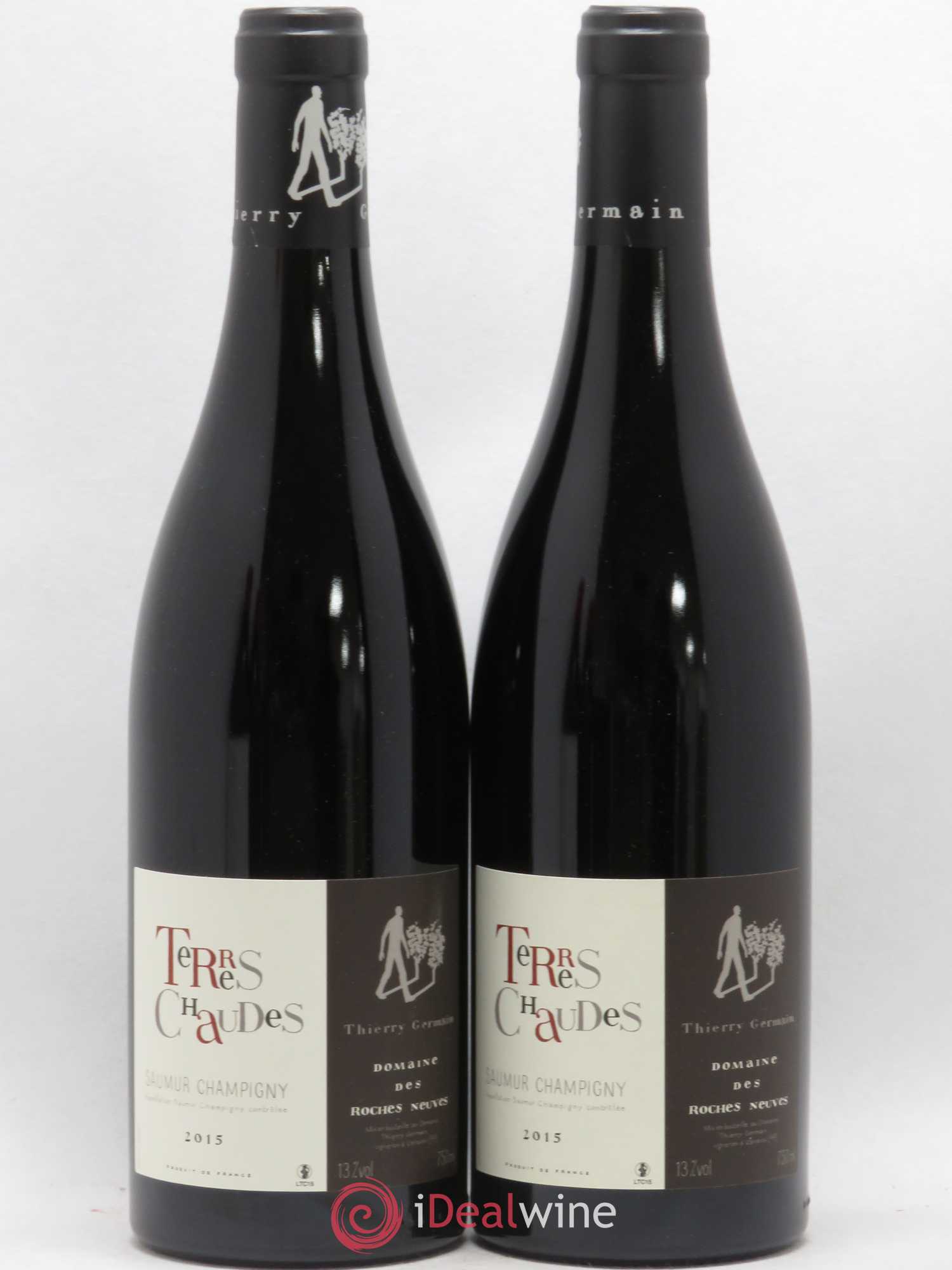 Saumur-Champigny Terres Chaudes Domaine des Roches Neuves - Thierry Germain 2015 - Lot de 2 bouteilles - 0