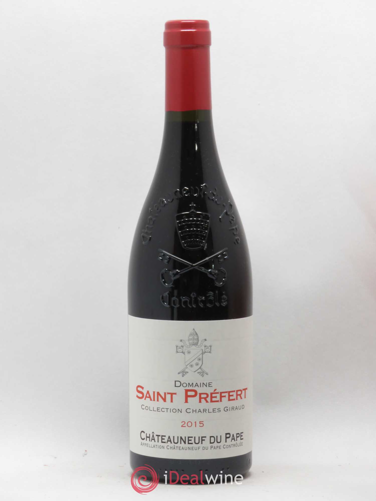 Châteauneuf-du-Pape Collection Charles Giraud Domaine Saint-Préfert 2015 - Lot de 1 bouteille - 0