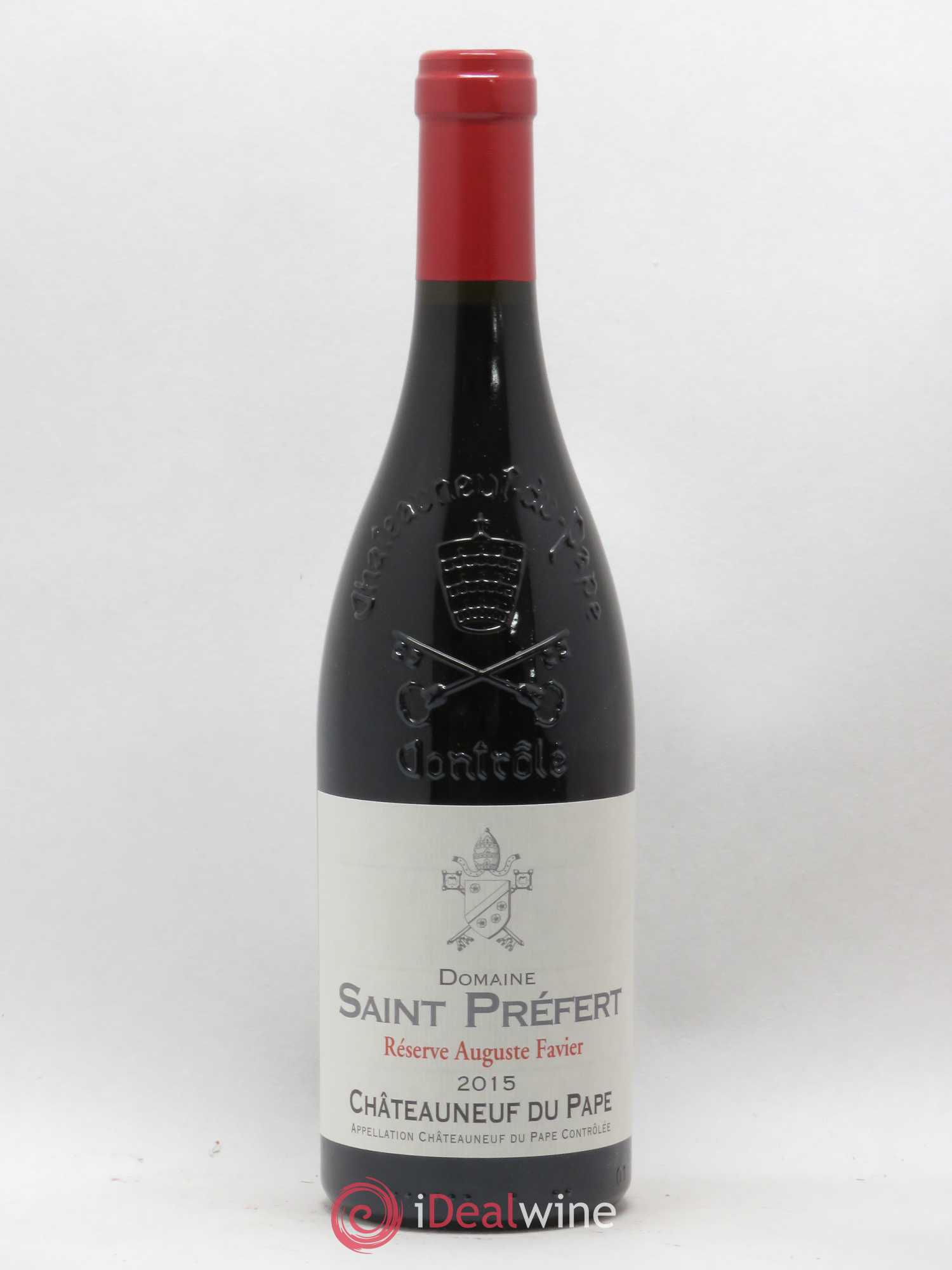 Châteauneuf-du-Pape Réserve Auguste Favier Domaine Saint-Préfert 2015 - Lot de 1 bouteille - 0