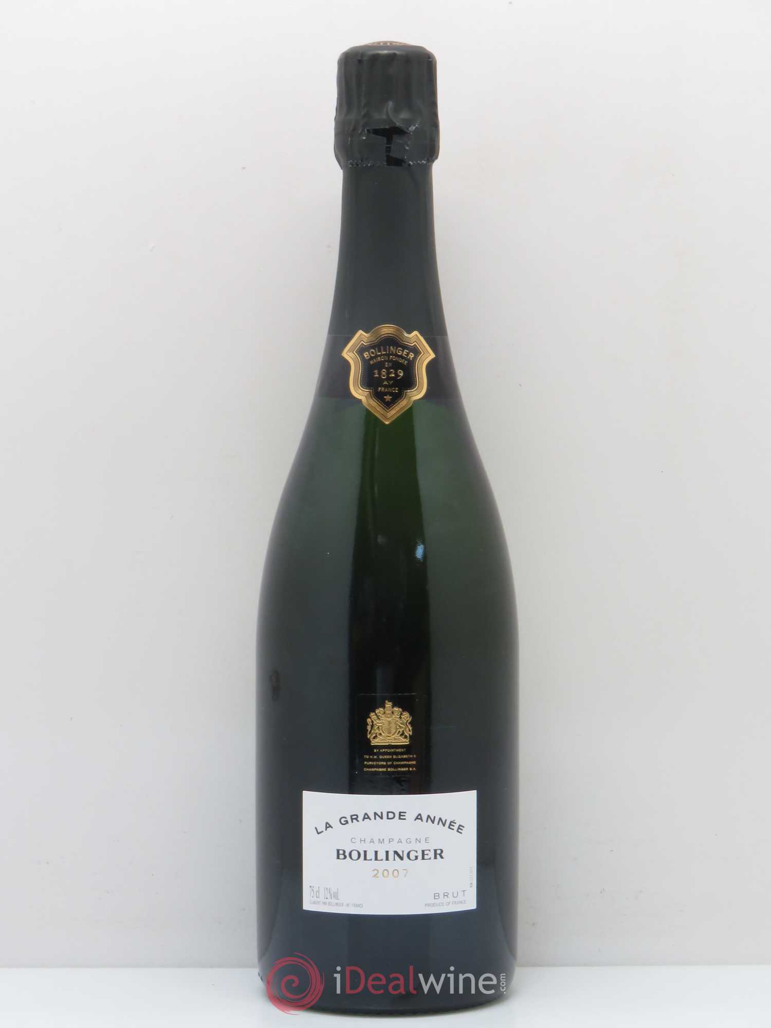La Grande Année Brut Bollinger 2007 - Lot de 1 bouteille - 0