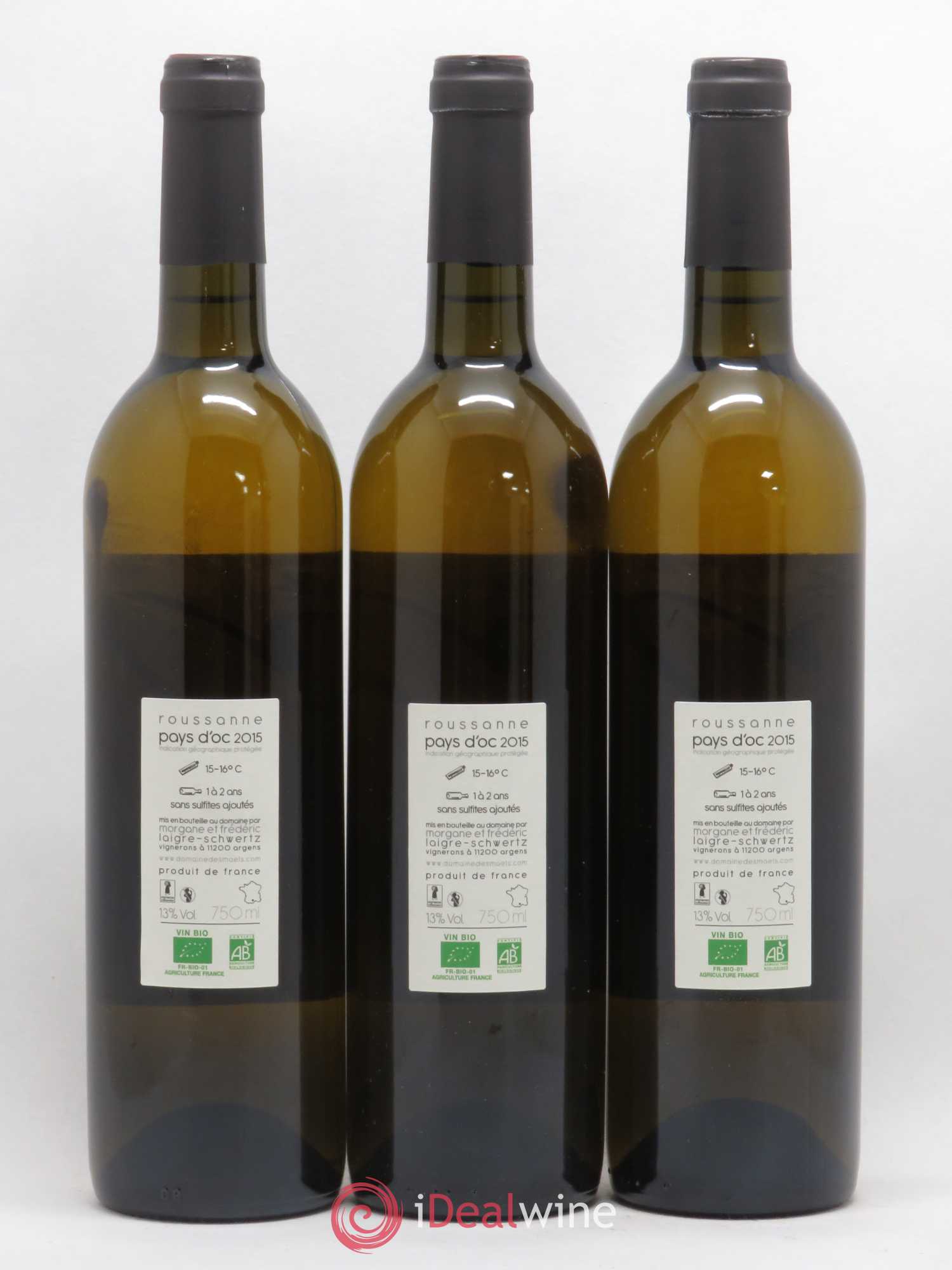 Pays d'Oc Le M des Maels Domaine des Maels (sans prix de réserve) 2015 - Posten von 6 Flaschen - 4