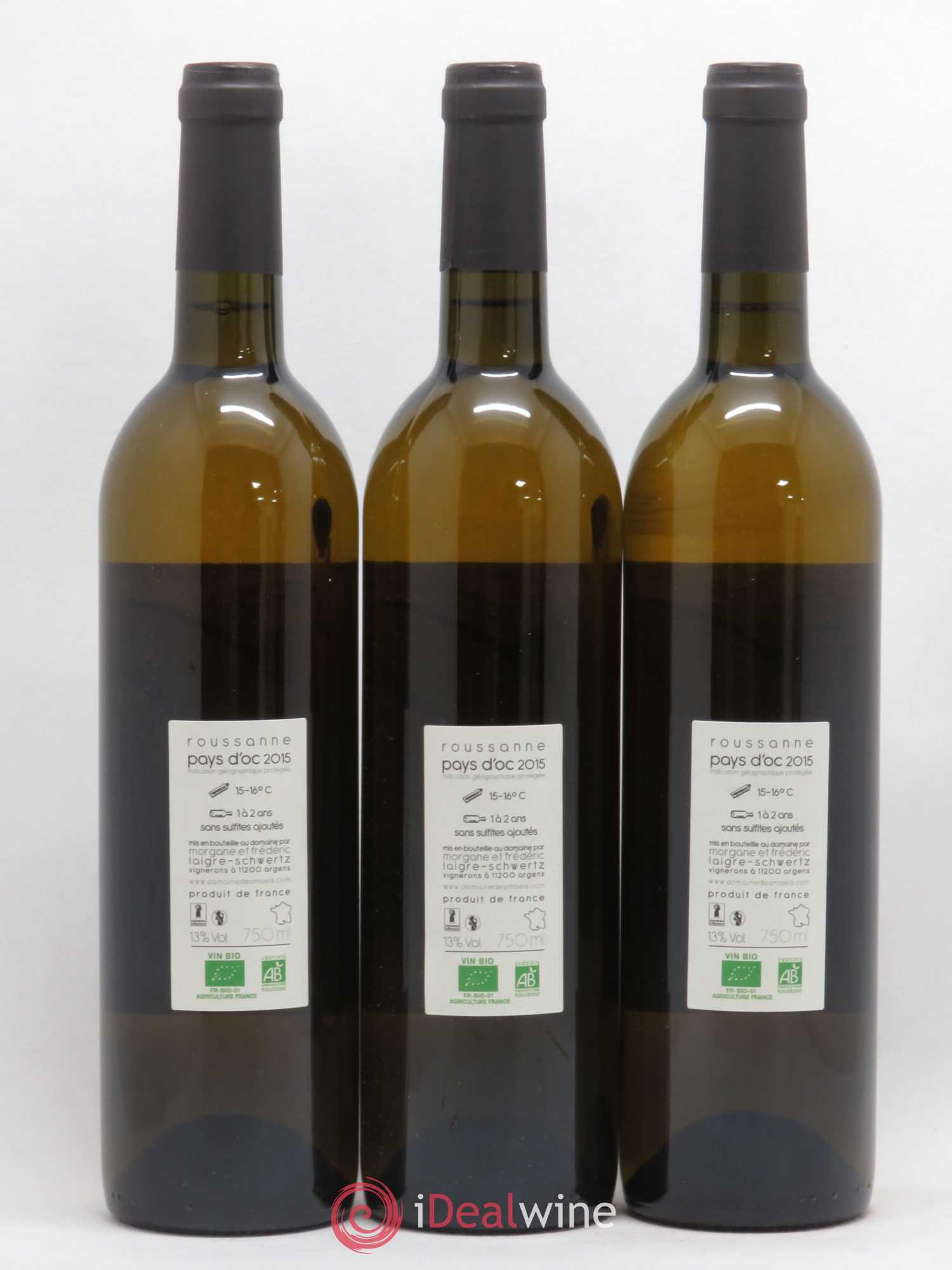 Pays d'Oc Le M des Maels Domaine des Maels (sans prix de réserve) 2015 - Posten von 3 Flaschen - 1