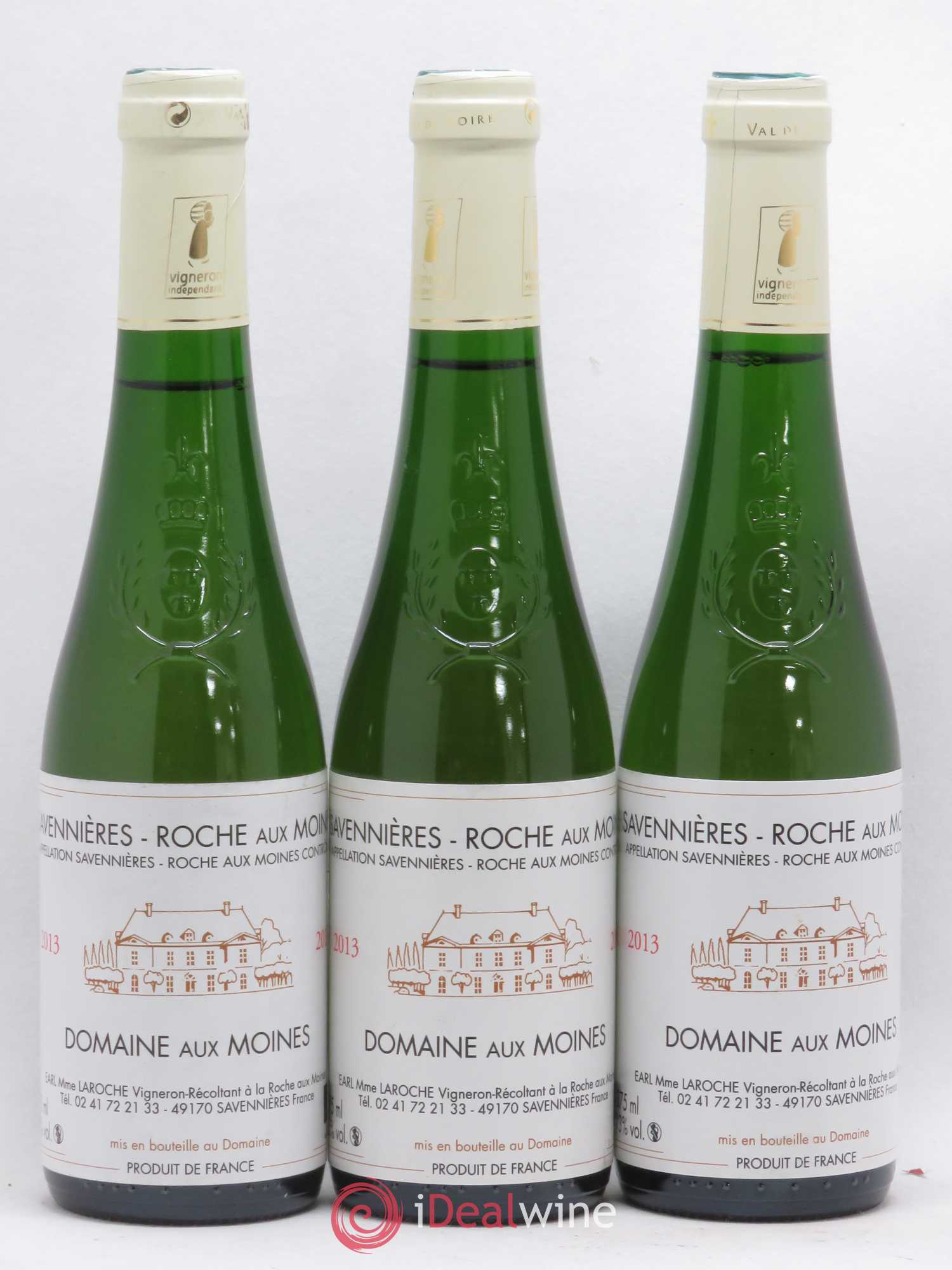 Savennières Roche aux Moines Domaine aux Moines 2013 - Posten von 6 Demi-Flaschen - 1