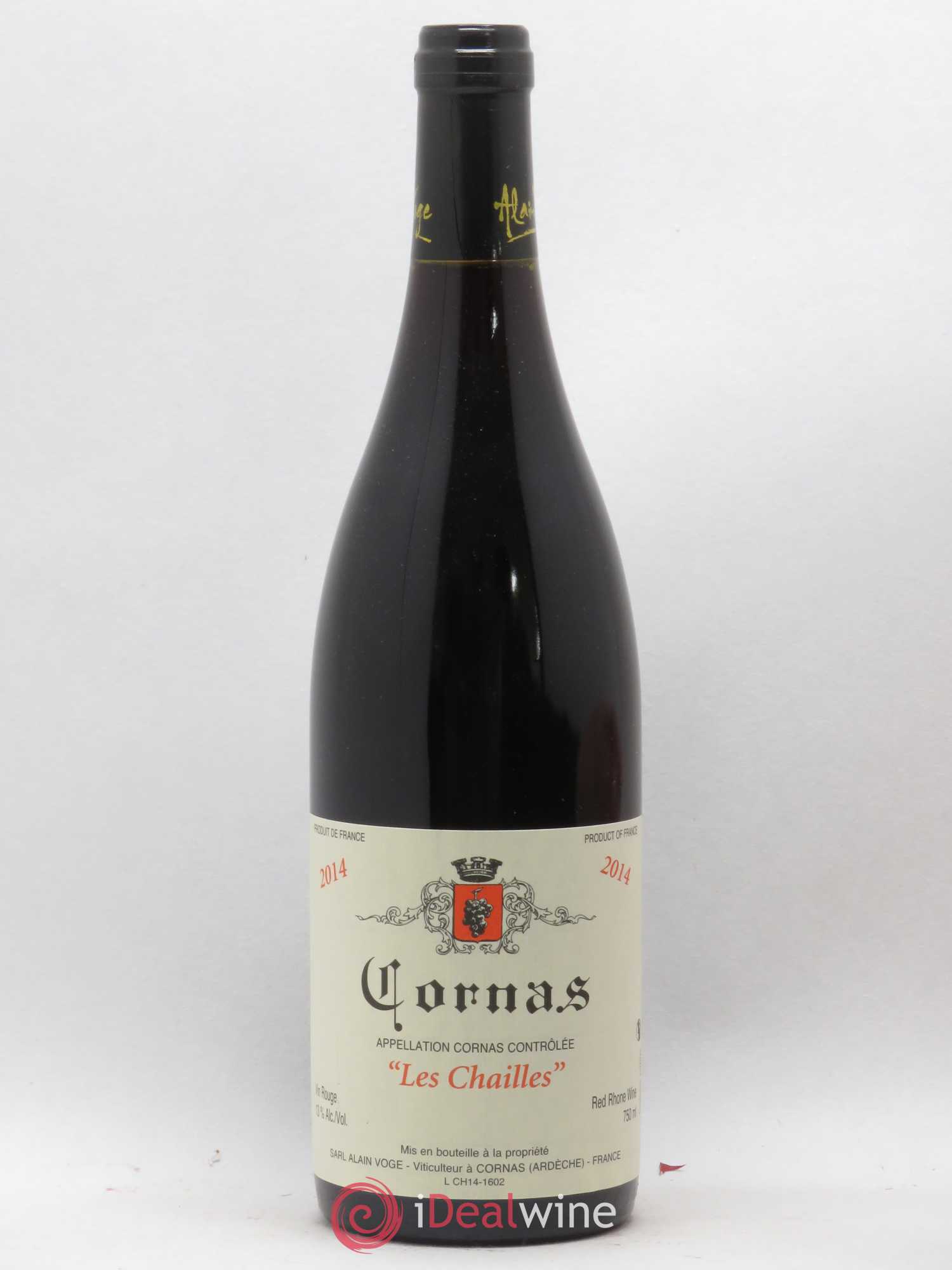 Cornas Les Chailles Alain Voge (Domaine) 2014 - Lot de 1 bouteille - 0