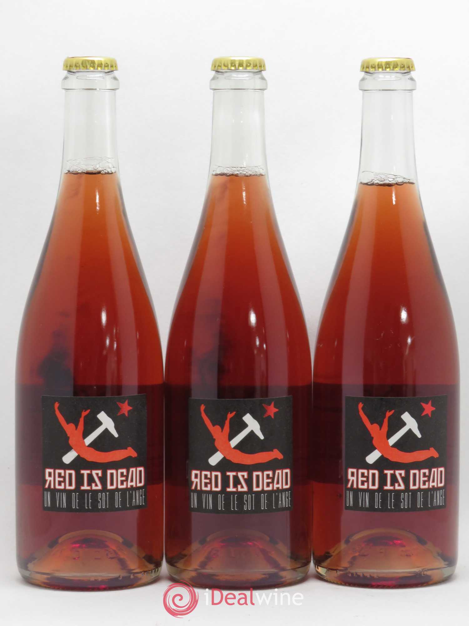 Vin de France Pet Nat Red is Dead Le Sot de l'Ange (sans prix de réserve) 2015 - Posten von 3 Flaschen - 0
