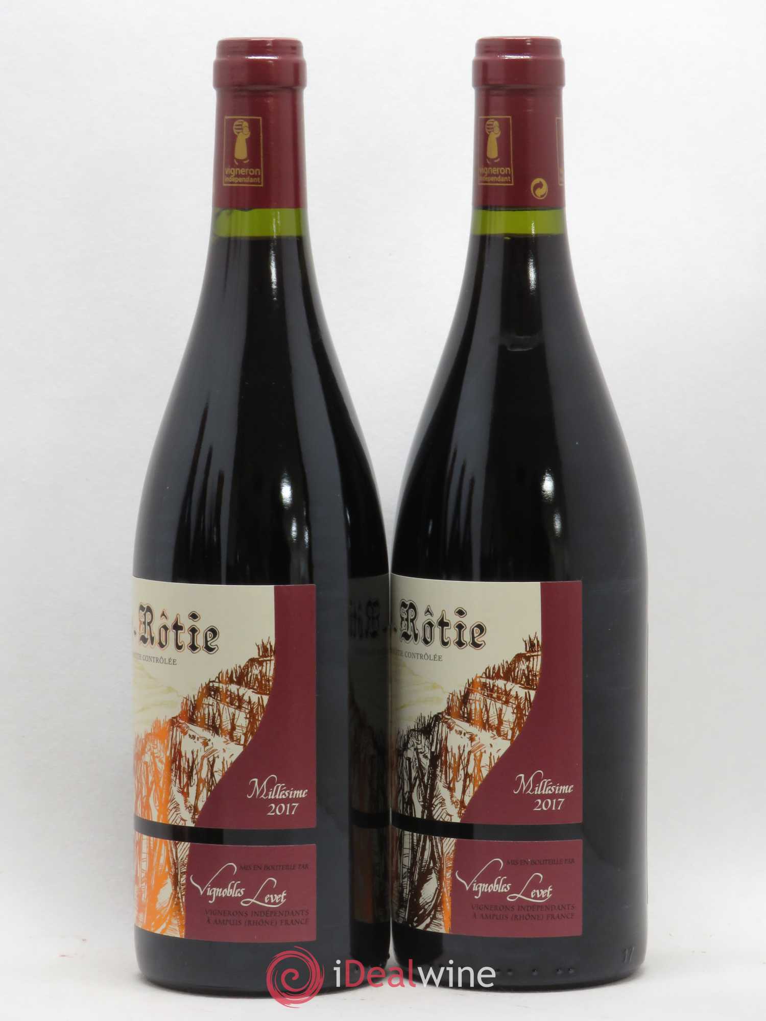 Côte-Rôtie Améthyste Vignobles Levet 2017 - Lot de 2 bouteilles - 1