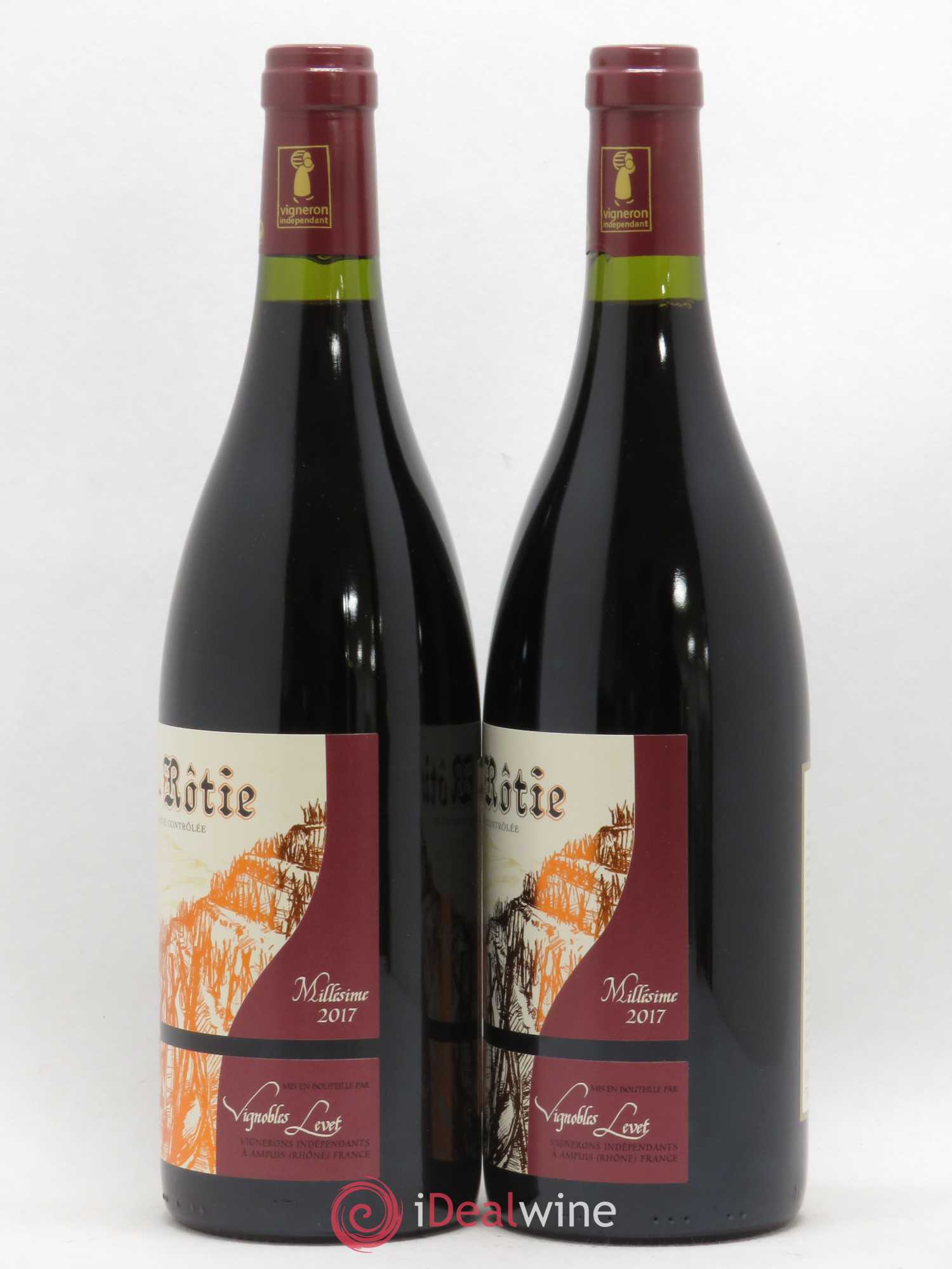 Côte-Rôtie Maestria Vignobles Levet 2017 - Lot de 2 bouteilles - 1