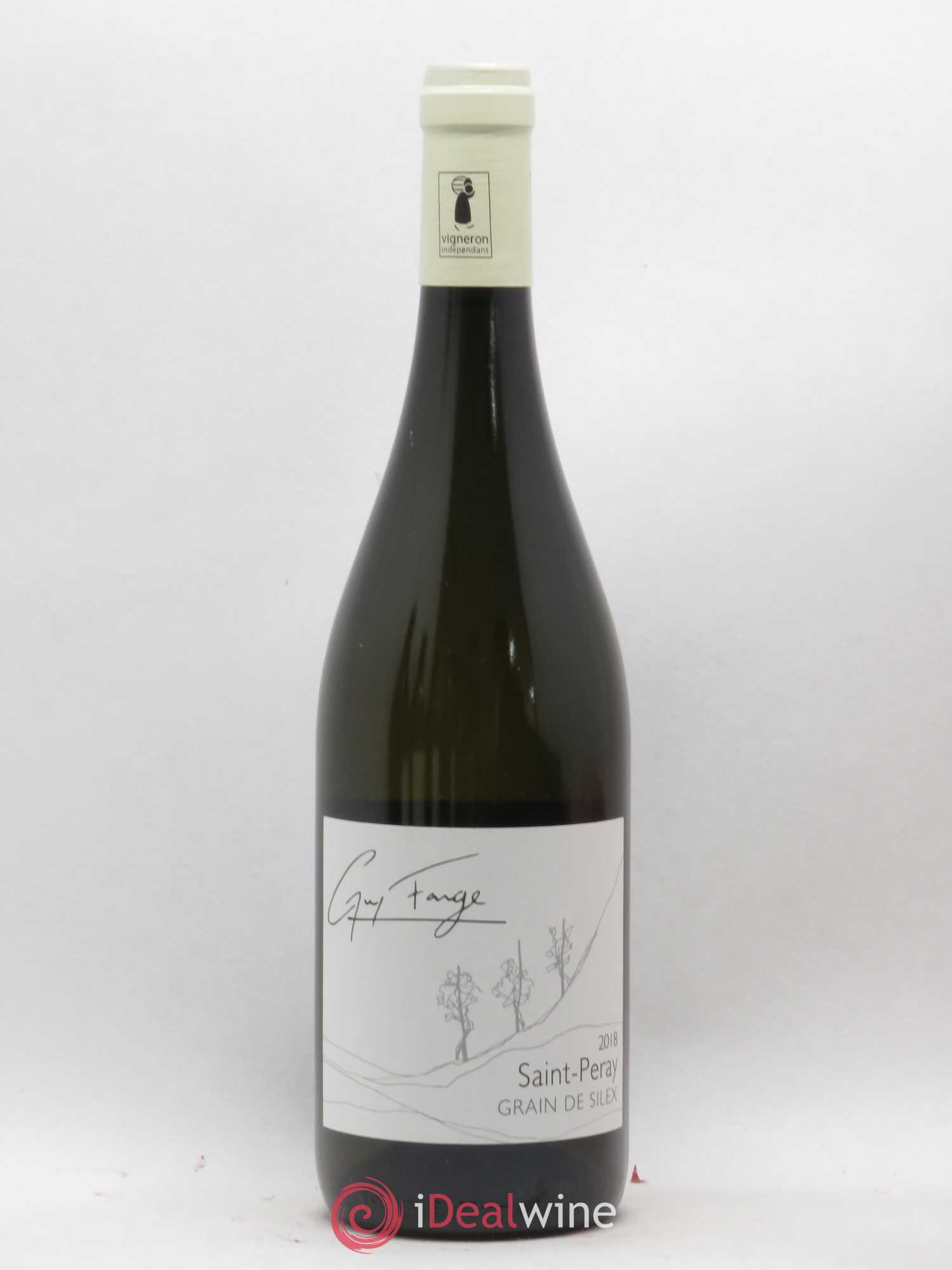 Saint-Péray Grain de Silex Domaine Guy Farge (sans prix de réserve) 2018 - Posten von 1 Flasche - 0