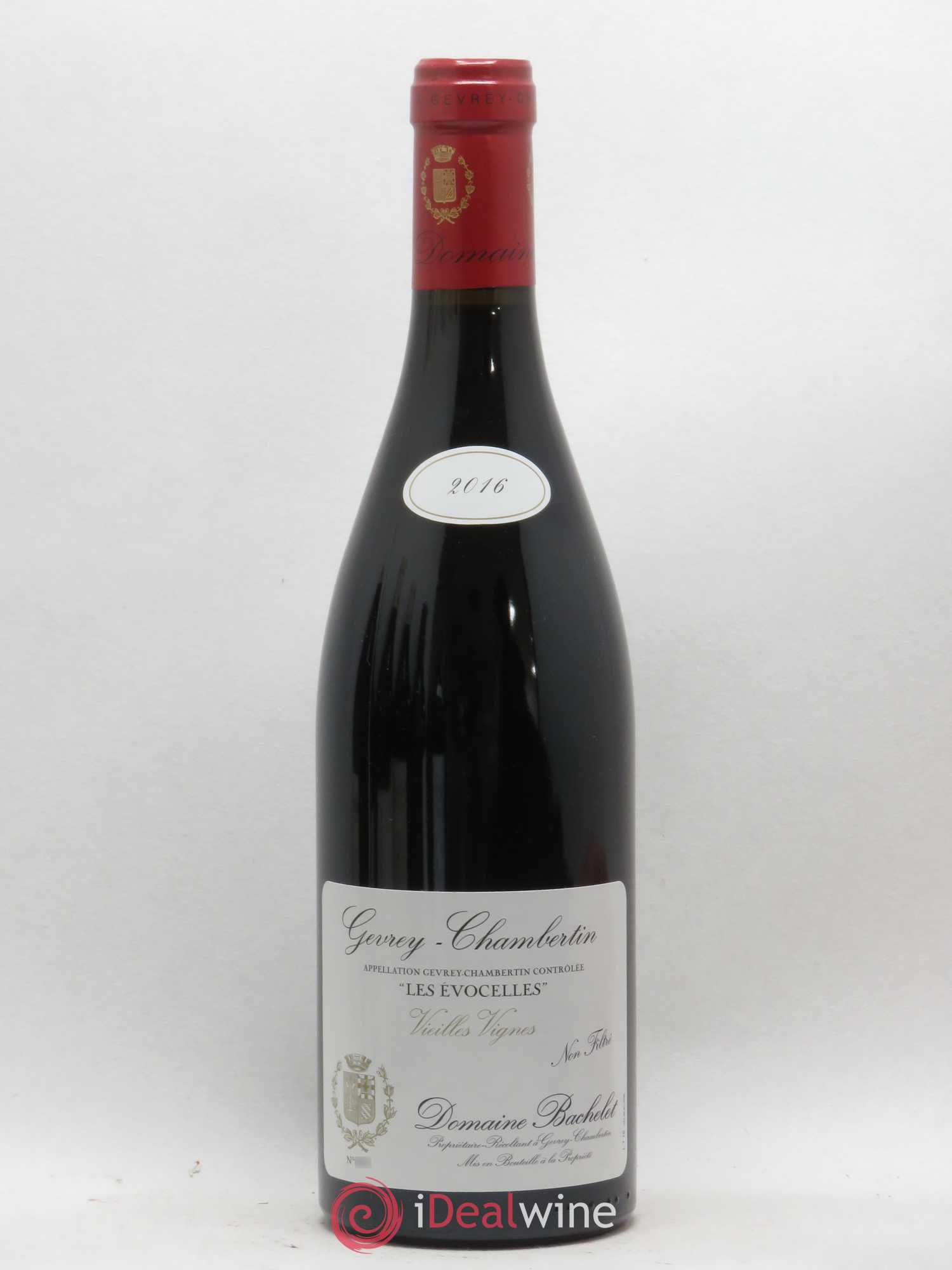 Gevrey-Chambertin Les Evocelles Vieilles Vignes Denis Bachelet (Domaine) 2016 - Lot de 1 bouteille - 0