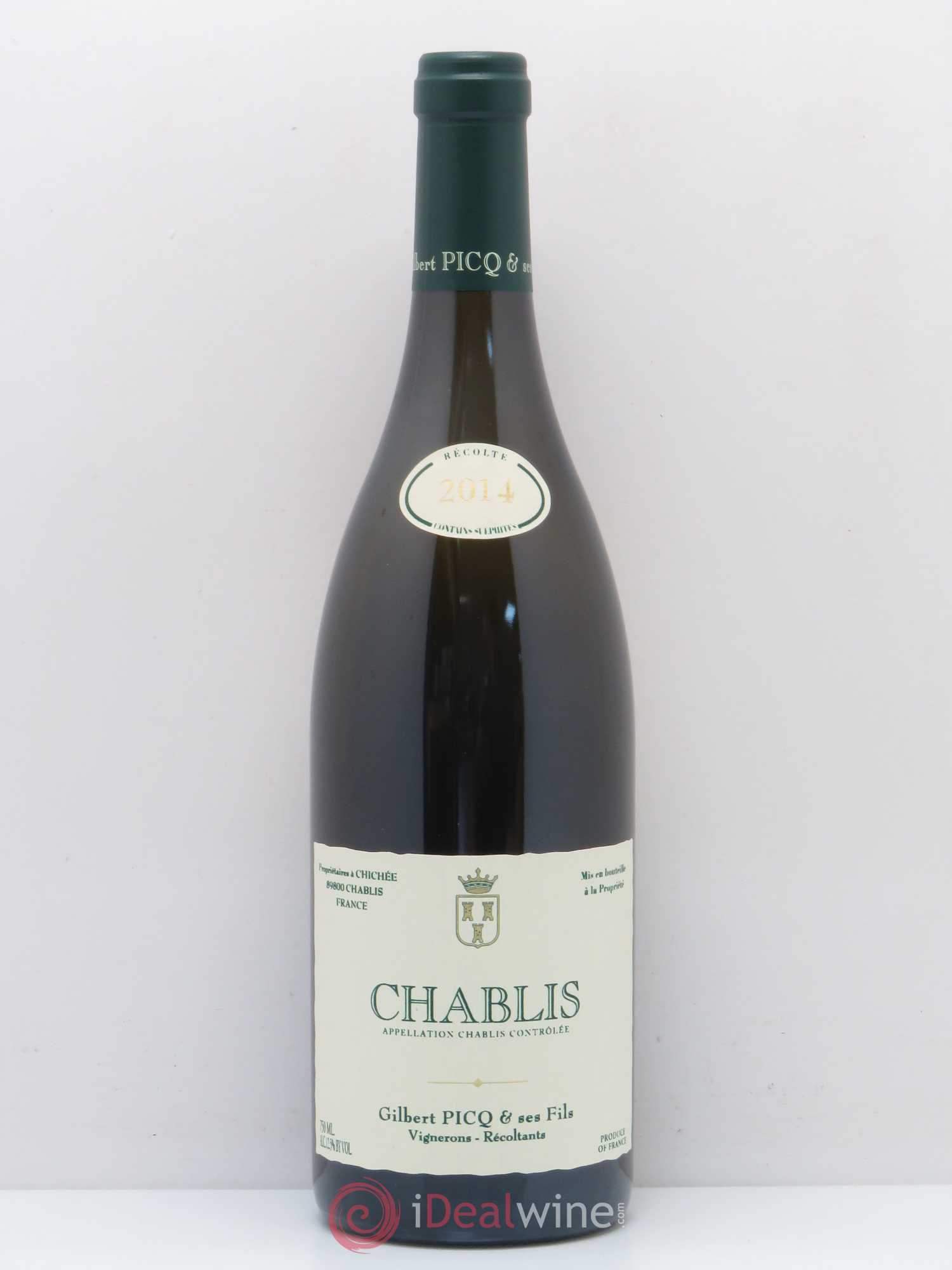 Chablis Gilbert Picq et Fils 2014 - Lot de 1 bouteille - 0