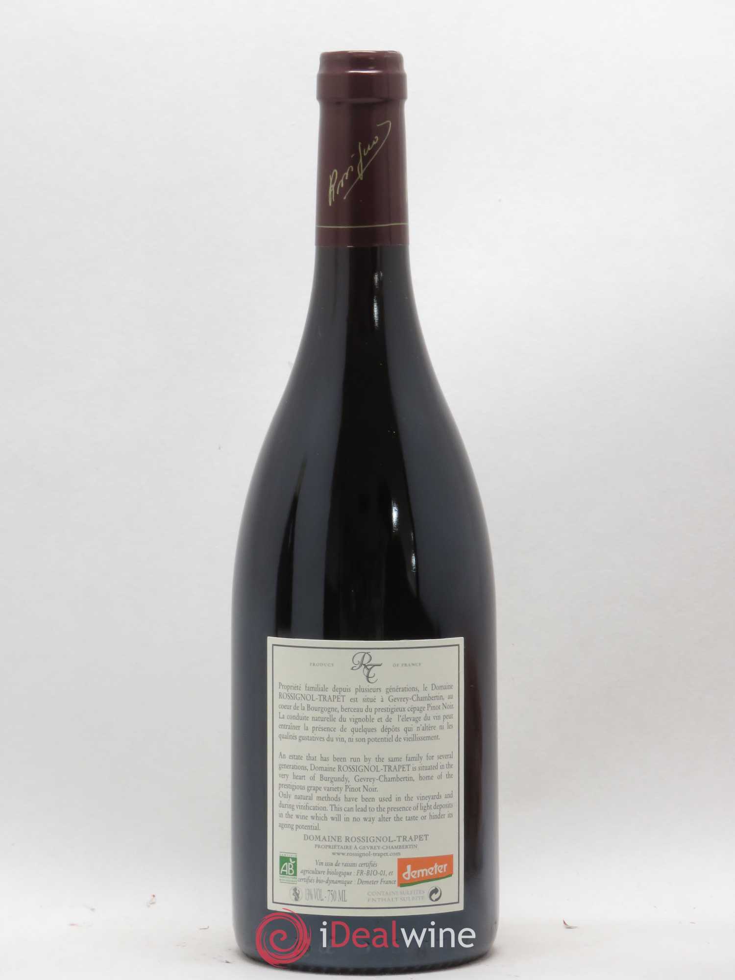 Chapelle-Chambertin Grand Cru Rossignol-Trapet (Domaine) 2009 - Lot de 1 bouteille - 1