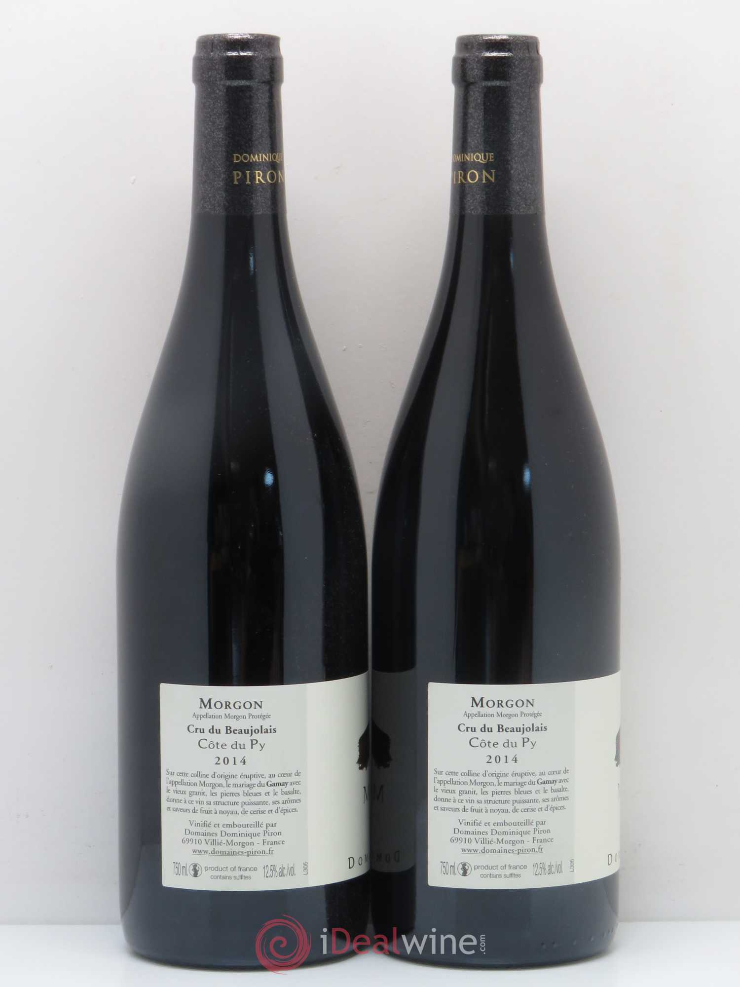 Morgon Côte du Py Dominique Piron (Domaine) 2014 - Lot de 2 bouteilles - 1