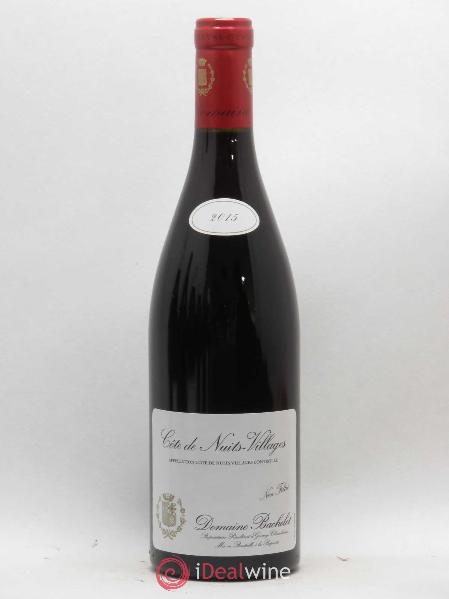 Côte de Nuits-Villages Denis Bachelet 2015 - Lot de 1 bouteille - 0