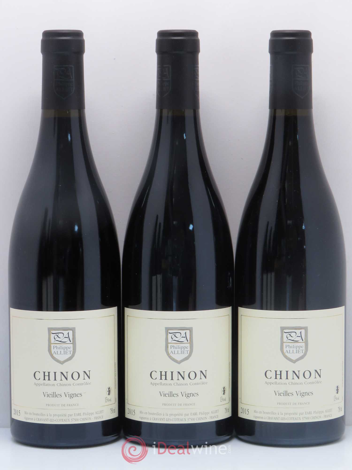 Chinon Vieilles Vignes Philippe Alliet 2015 - Lot de 6 bouteilles - 1