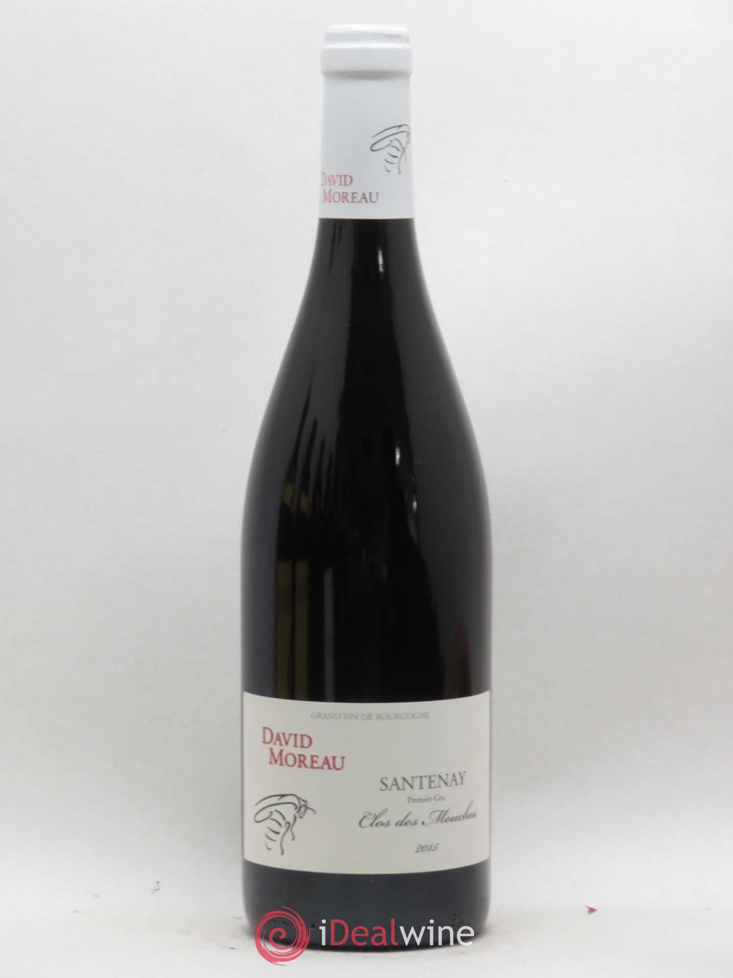 Santenay 1er Cru Clos des Mouches David Moreau 2015 - Posten von 1 Flasche - 0