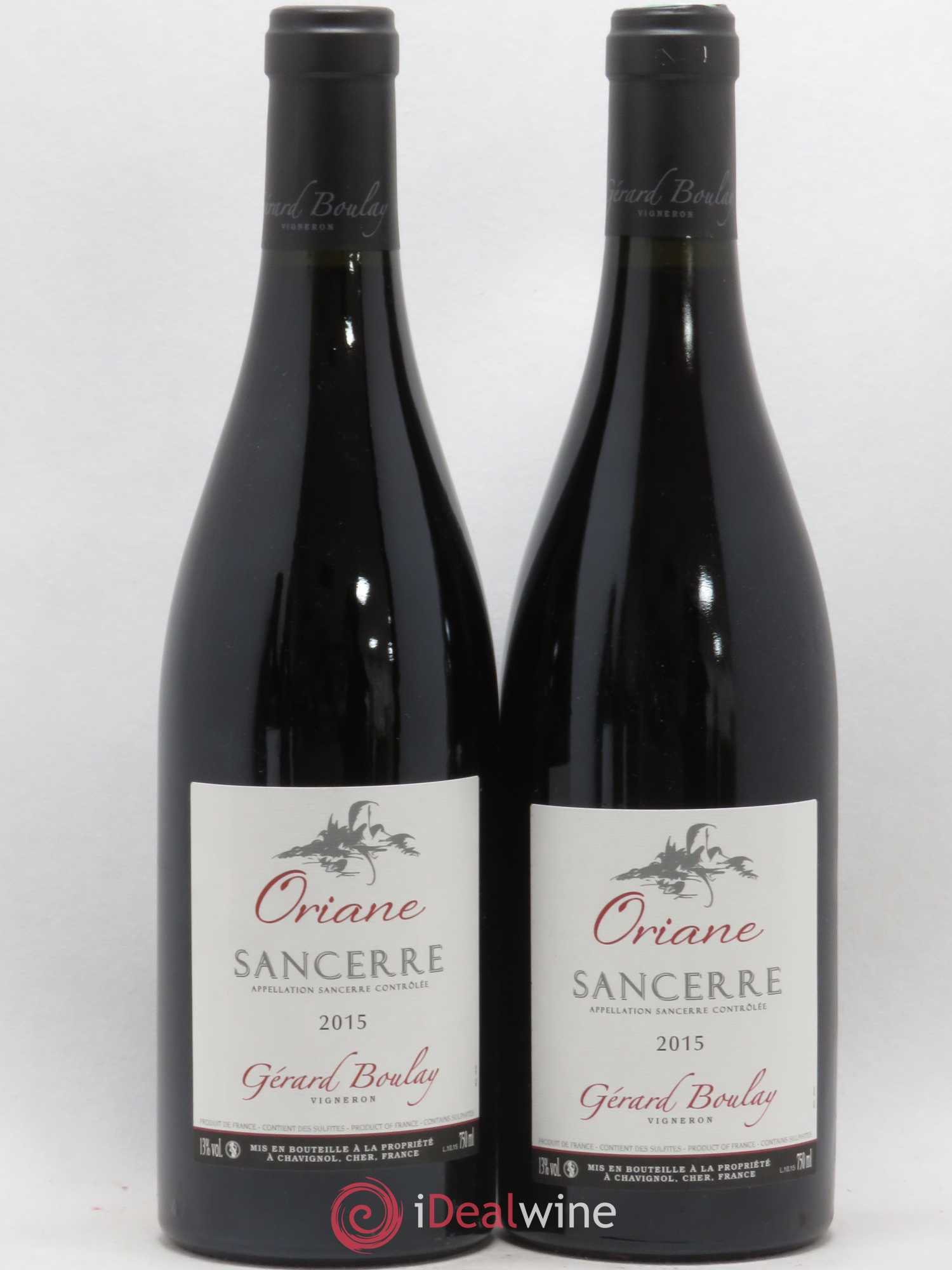 Sancerre Oriane Gérard Boulay 2015 - Lot de 2 bouteilles - 0
