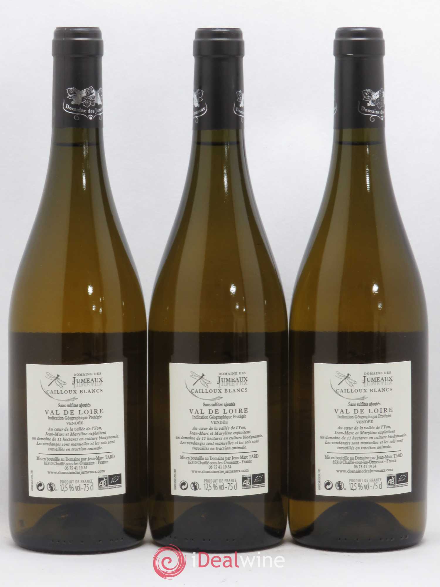 Divers IGP Vendée Cailloux blancs Domaine des Jumeaux (sans prix de réserve) 2017 - Posten von 6 Flaschen - 2