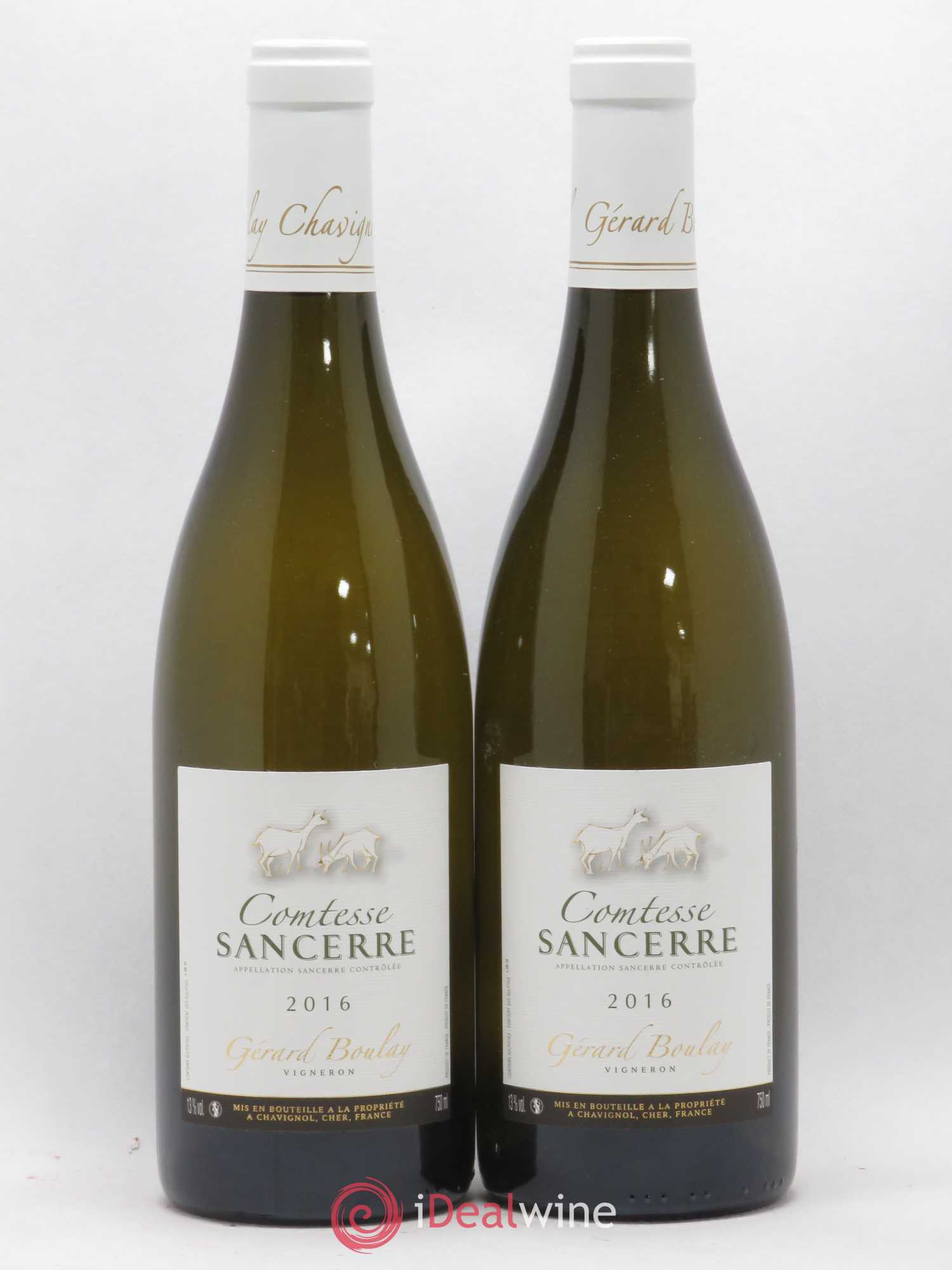 Sancerre Comtesse Gérard Boulay 2016 - Lot de 2 bouteilles - 0
