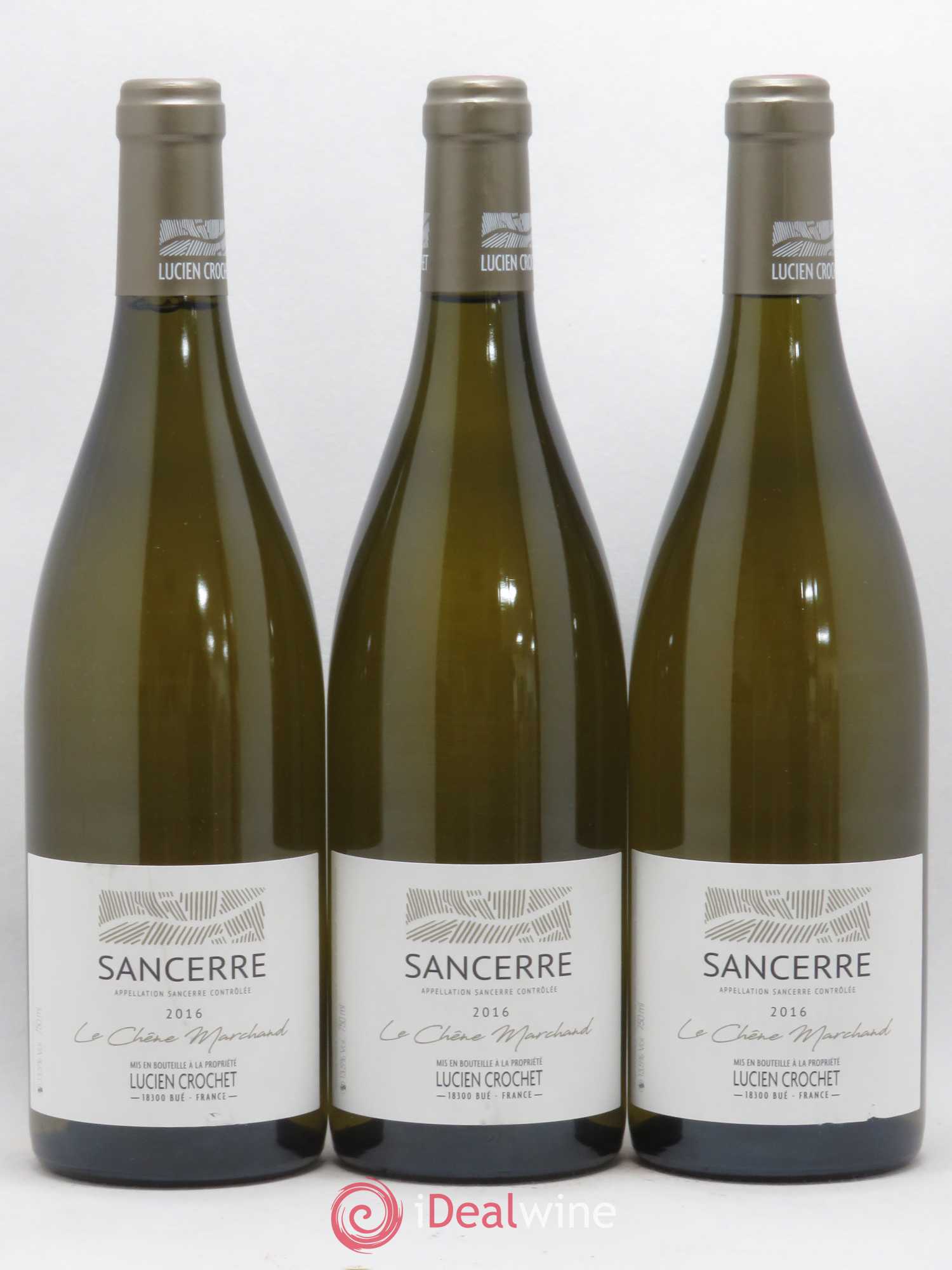 Sancerre Le Chêne Marchand Lucien Crochet 2016 - Lot de 3 bouteilles - 0