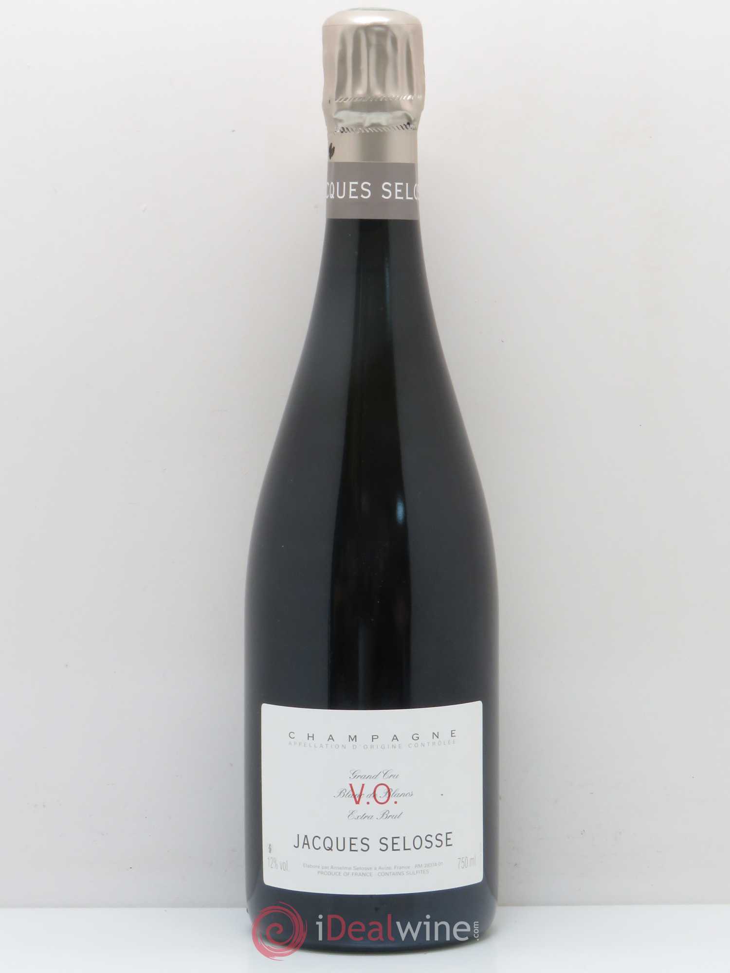 Version Originale Jacques Selosse Grand Cru Blanc de Blancs Extra Brut - Lot de 1 bouteille - 0