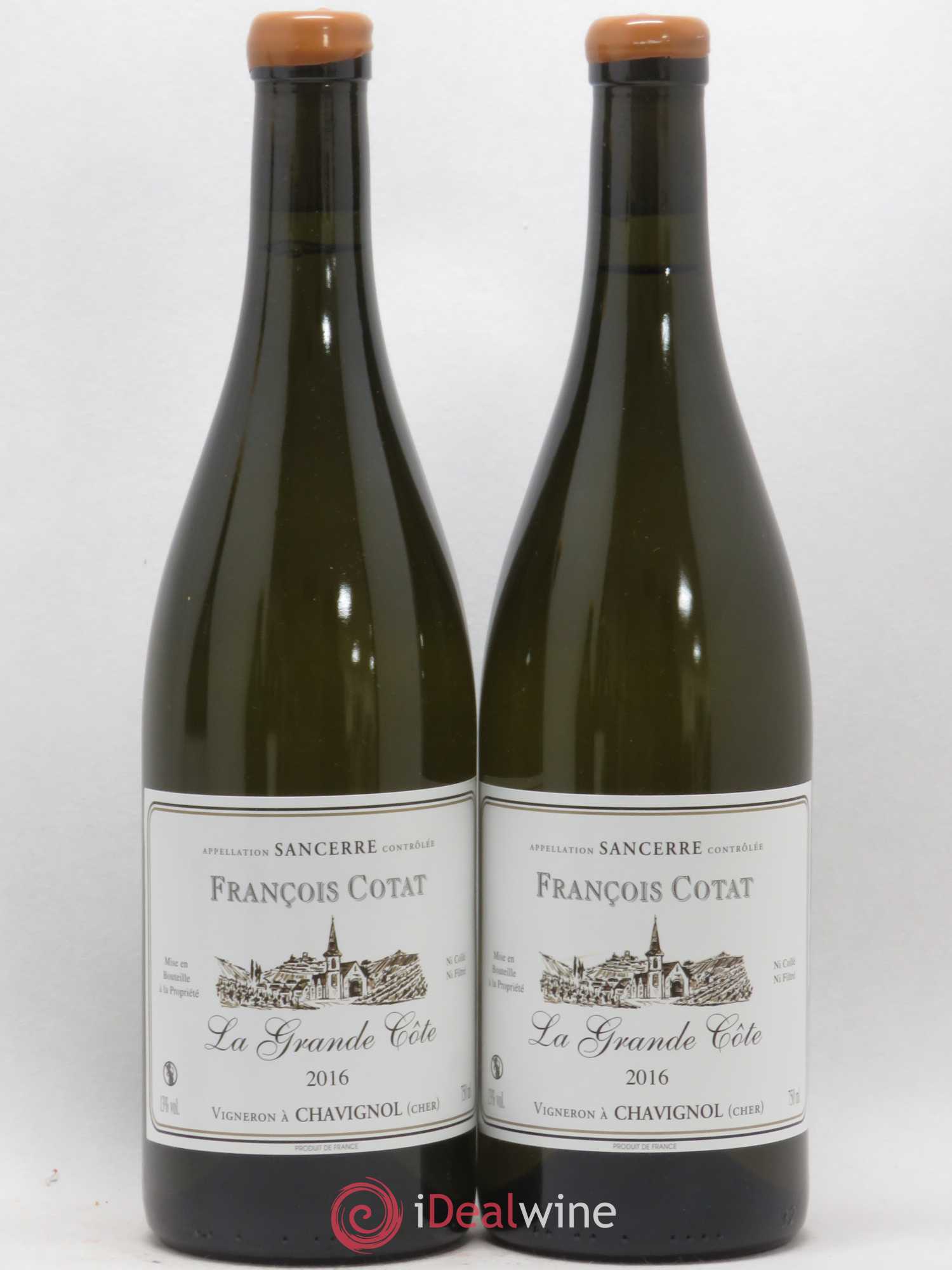 Sancerre La Grande Côte François Cotat 2016 - Lot de 2 bouteilles - 0