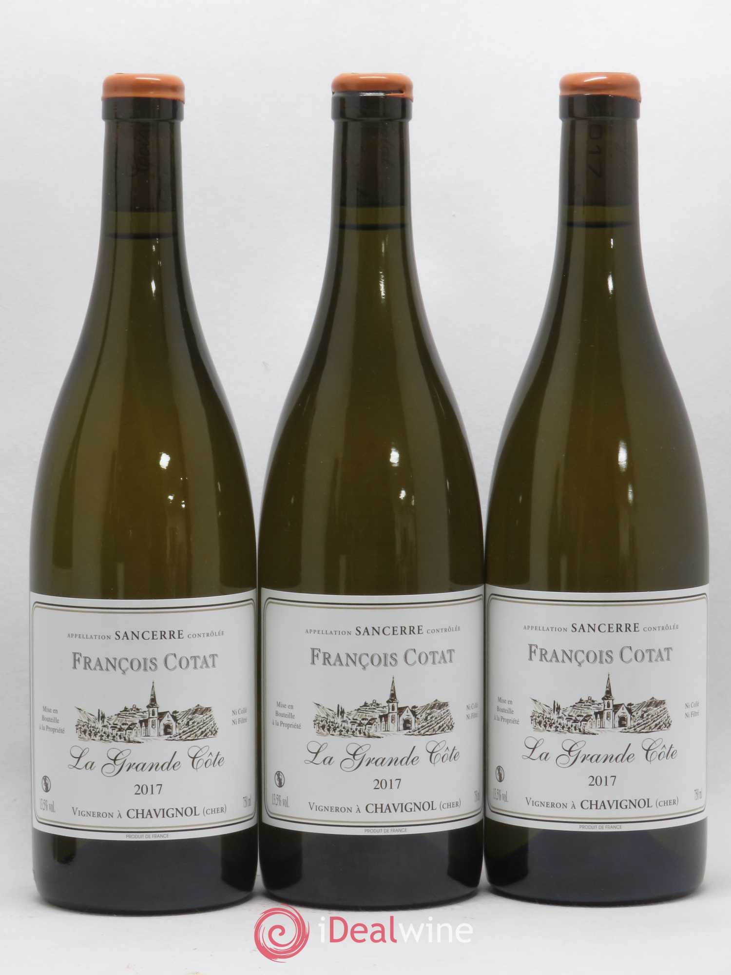 Sancerre La Grande Côte François Cotat 2017 - Lot de 3 bouteilles - 0