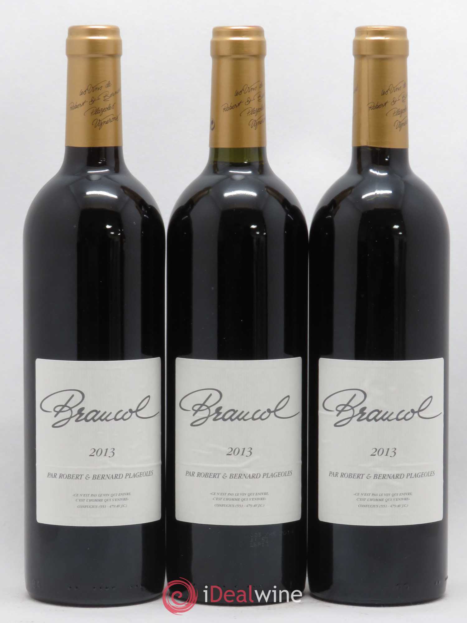 Gaillac Braucol Domaine Plageoles (sans prix de réserve) 2013 - Posten von 3 Flaschen - 0