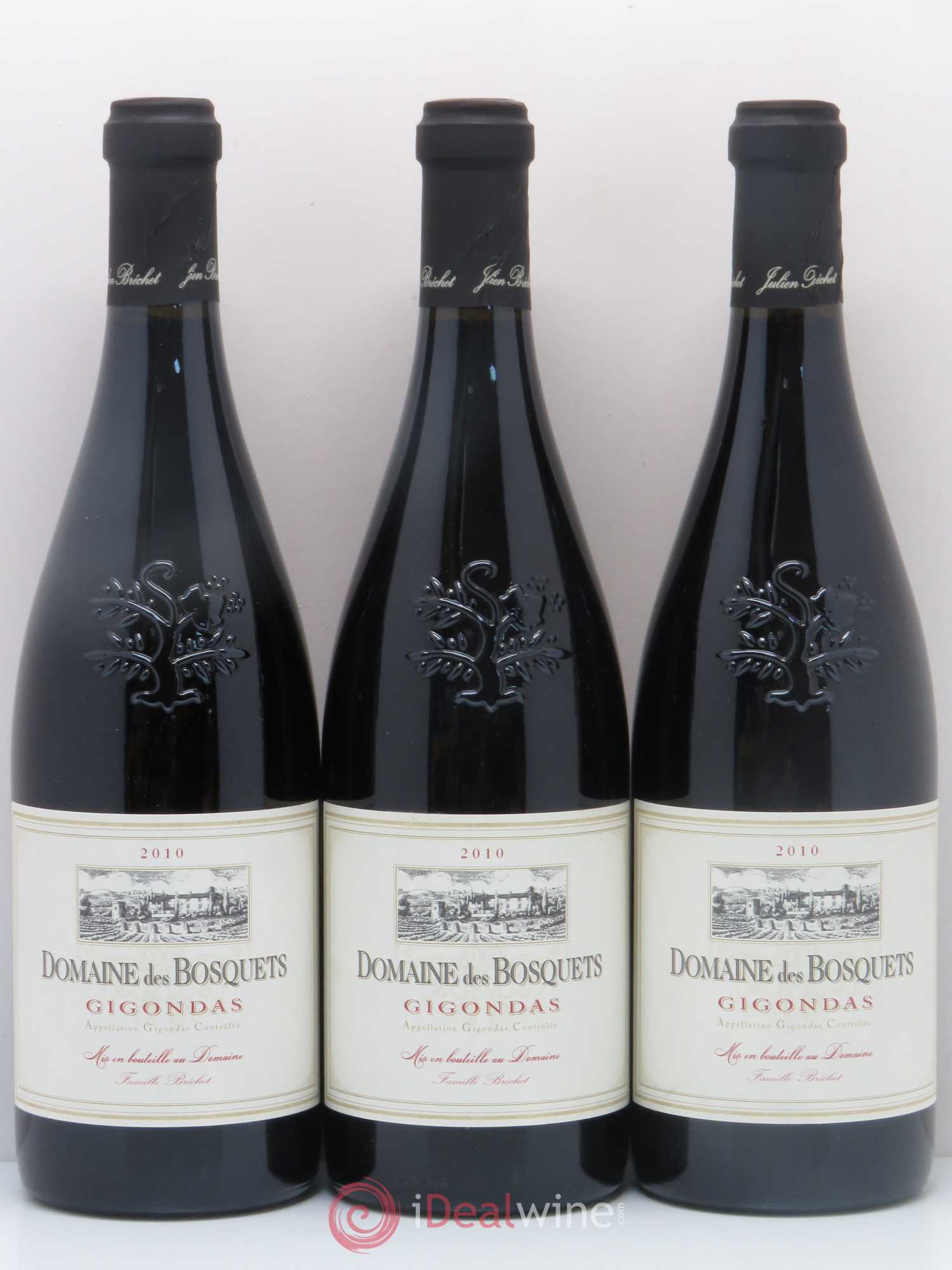 Gigondas Domaine Des Bosquets 2010 - Posten von 3 Flaschen - 0