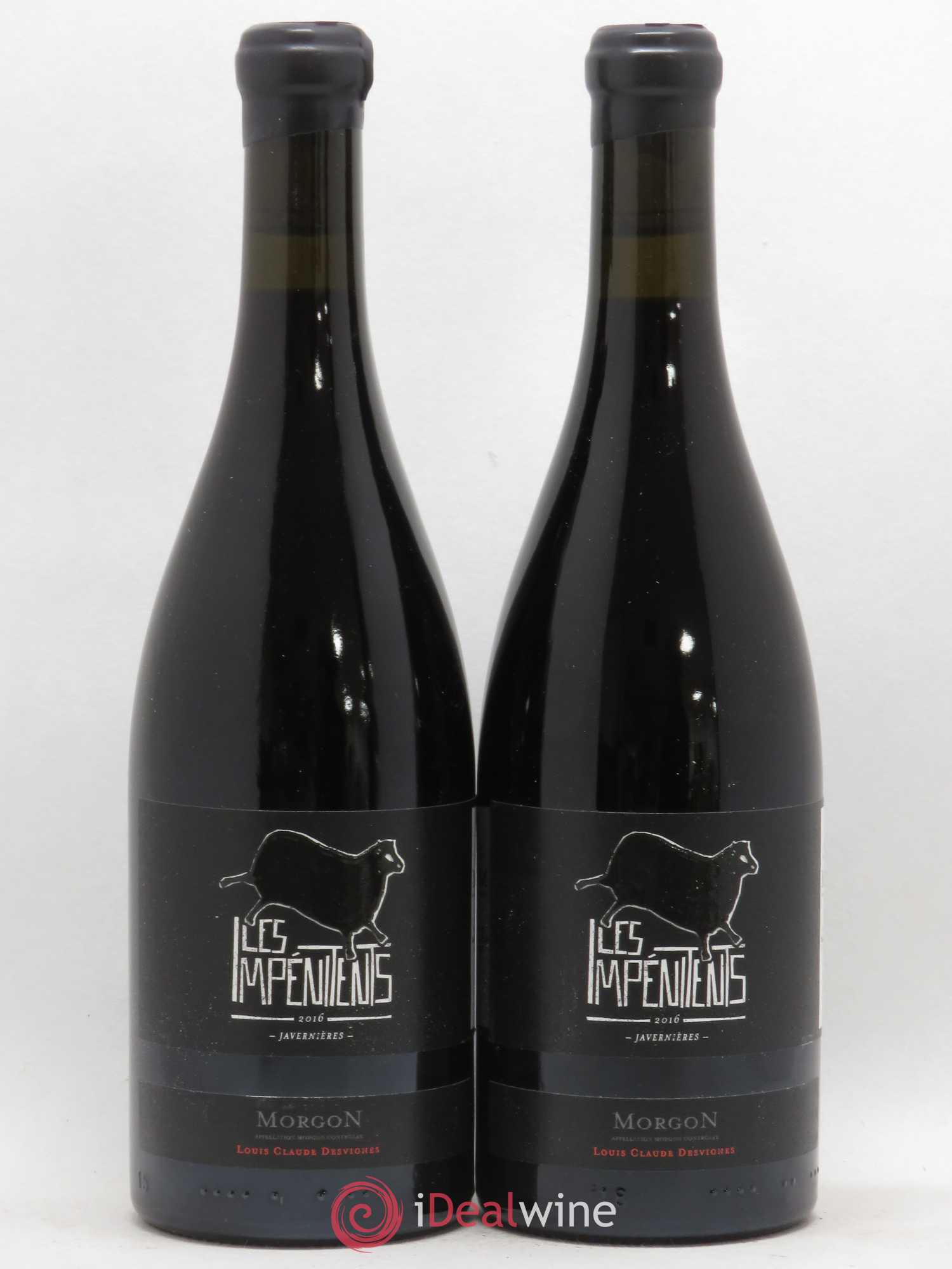 Morgon Javernières Les Impénitents Louis-Claude Desvignes 2016 - Lot de 2 bouteilles - 0