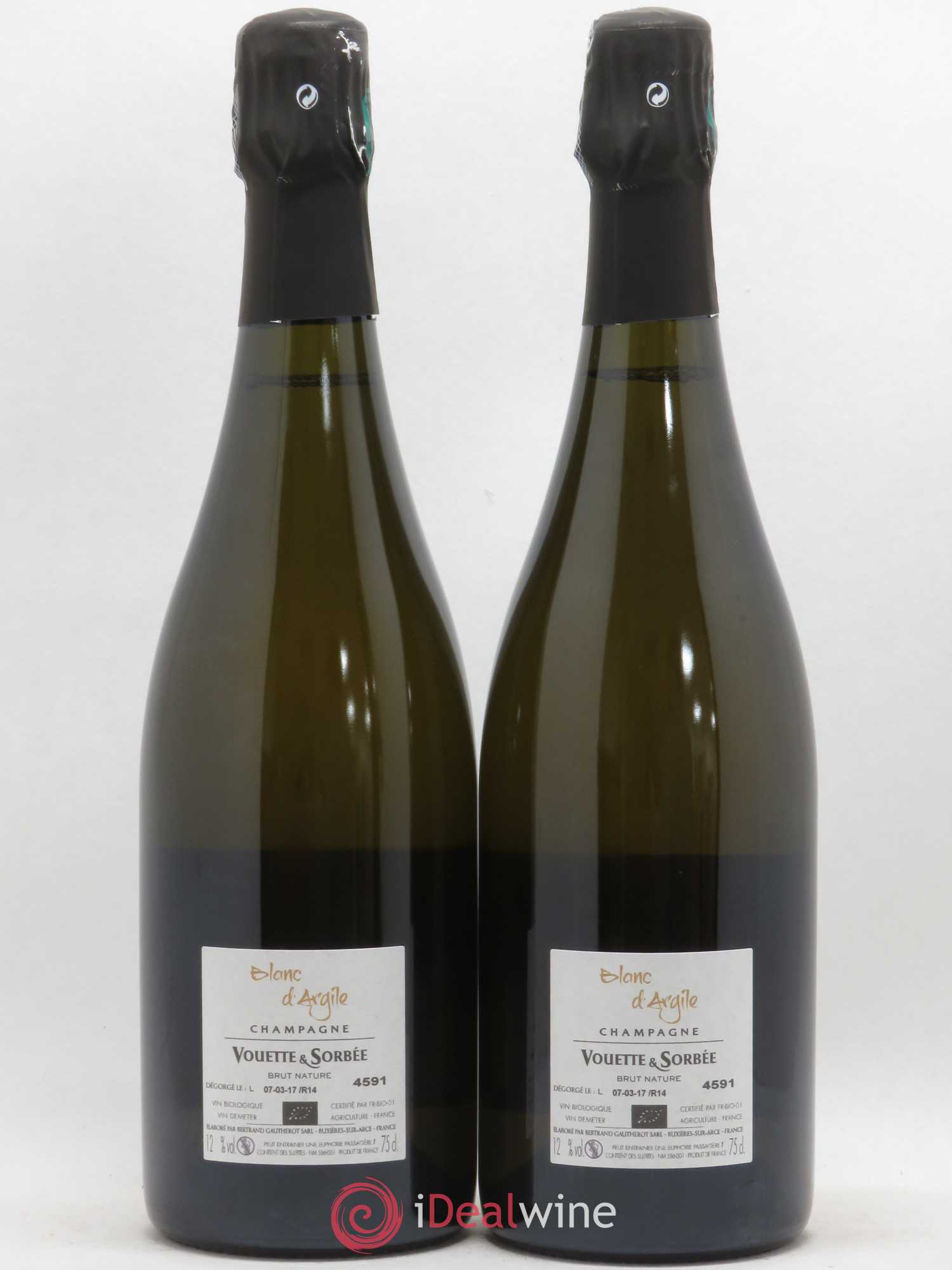 Blanc d'Argile Vouette et Sorbée - Lot de 2 bouteilles - 1