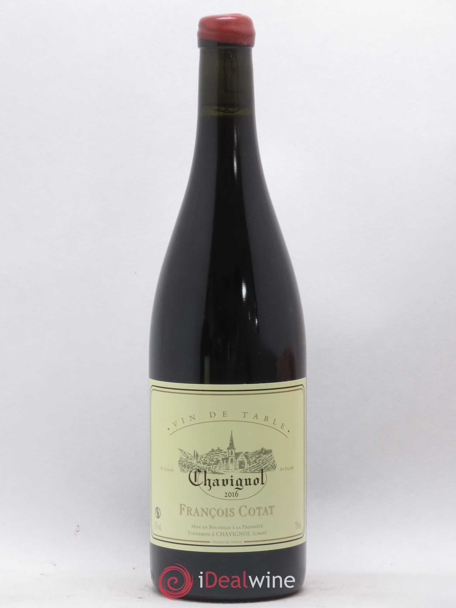 Vin de table - Chavignol François Cotat 2016 - Lot de 1 bouteille - 0