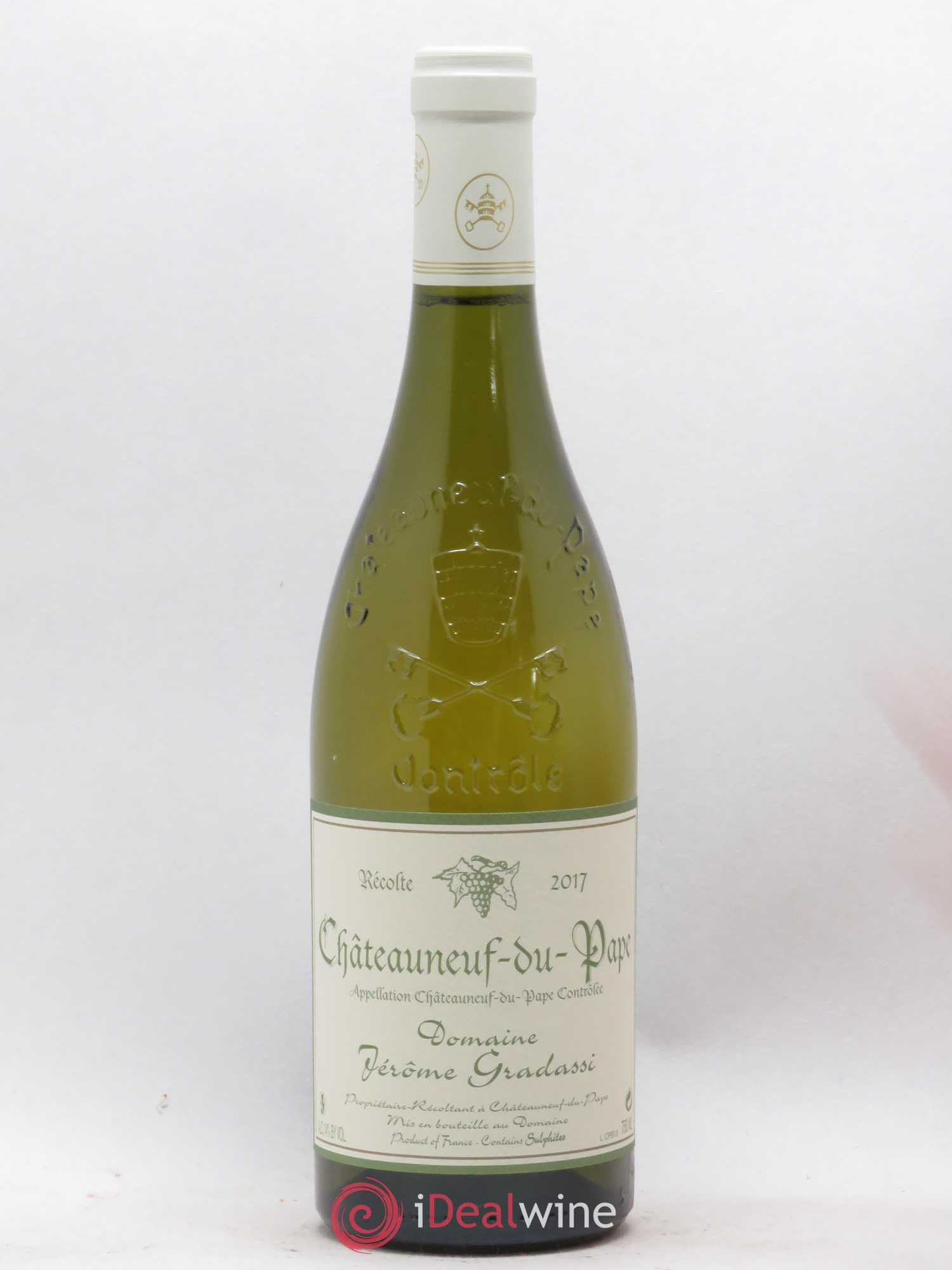 Châteauneuf-du-Pape Jerôme Gradassi 2017 - Lot de 1 bouteille - 0