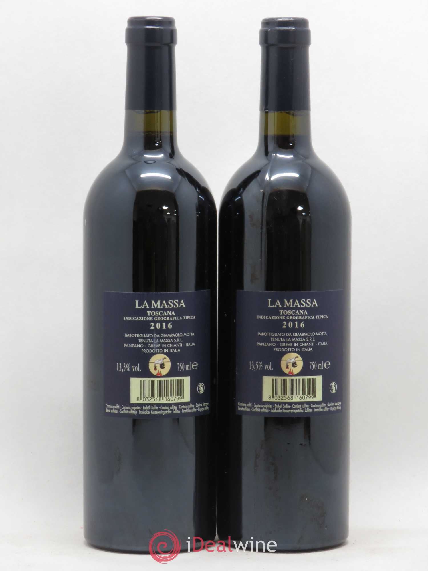 Toscana IGT La Massa Fattoria 2016 - Lot de 2 bouteilles - 1
