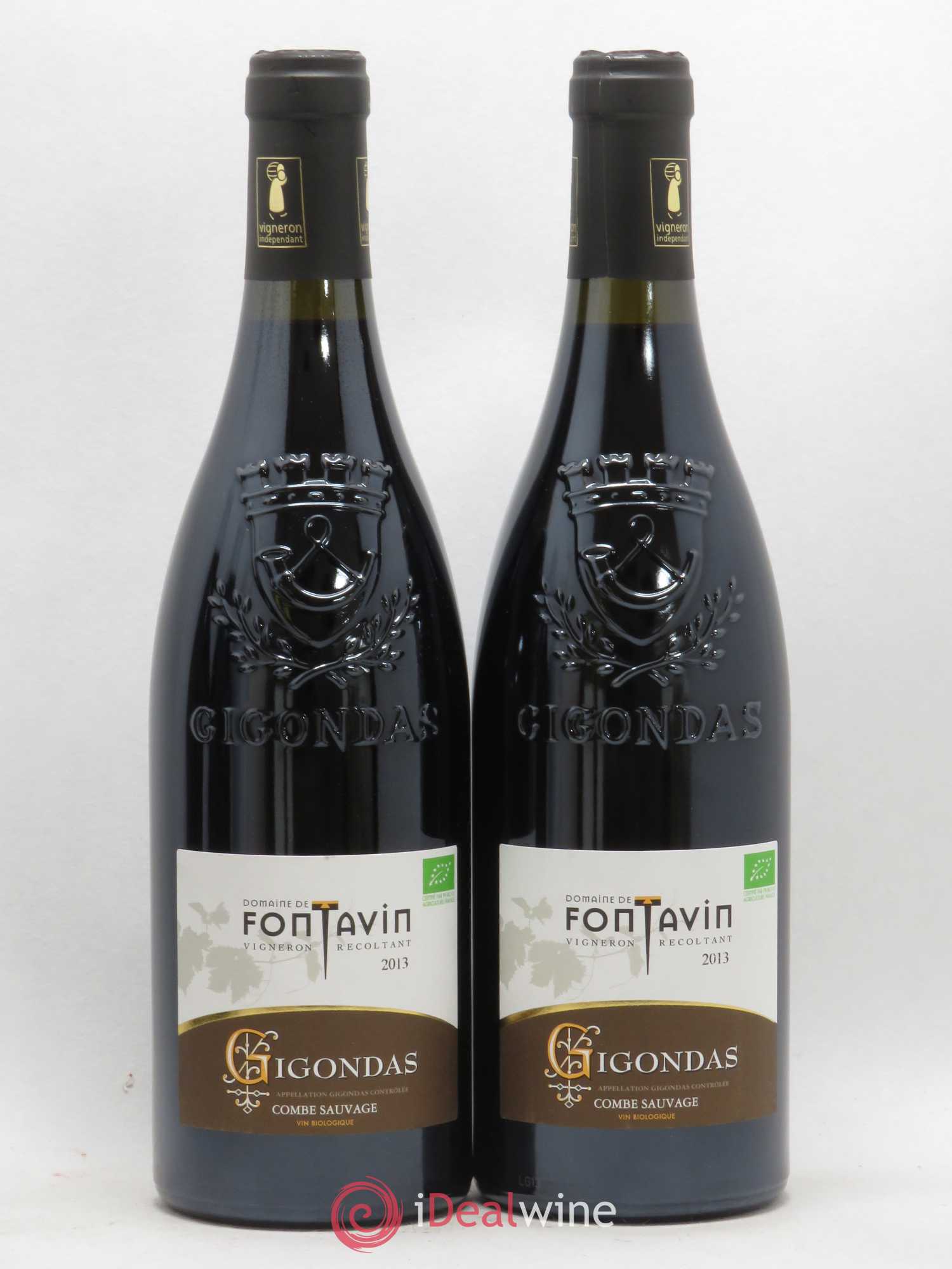 Gigondas Combe Sauvage Domaine De Fontavin (sans prix de réserve) 2013 - Posten von 2 Flaschen - 0