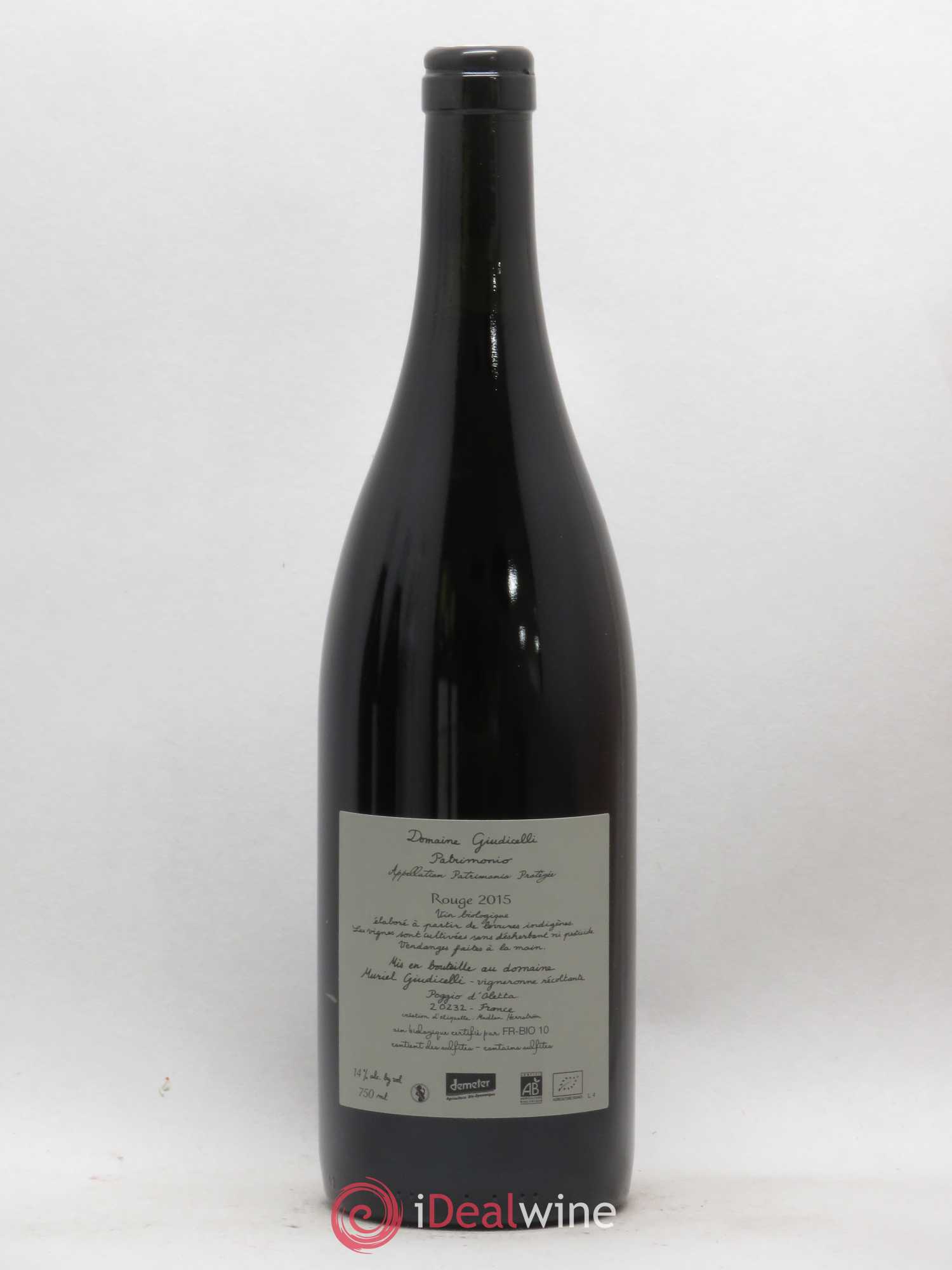Patrimonio Domaine Giudicelli 2015 - Lot de 1 bouteille - 1