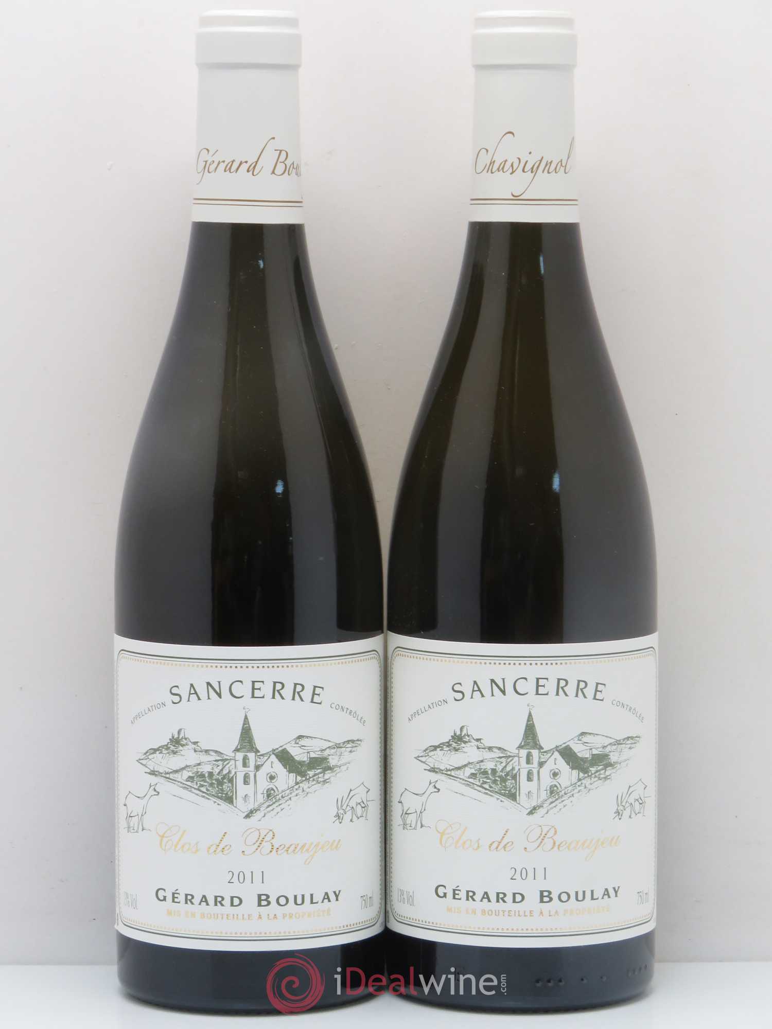 Sancerre Clos de Beaujeu Gérard Boulay 2011 - Lot de 2 bouteilles - 0