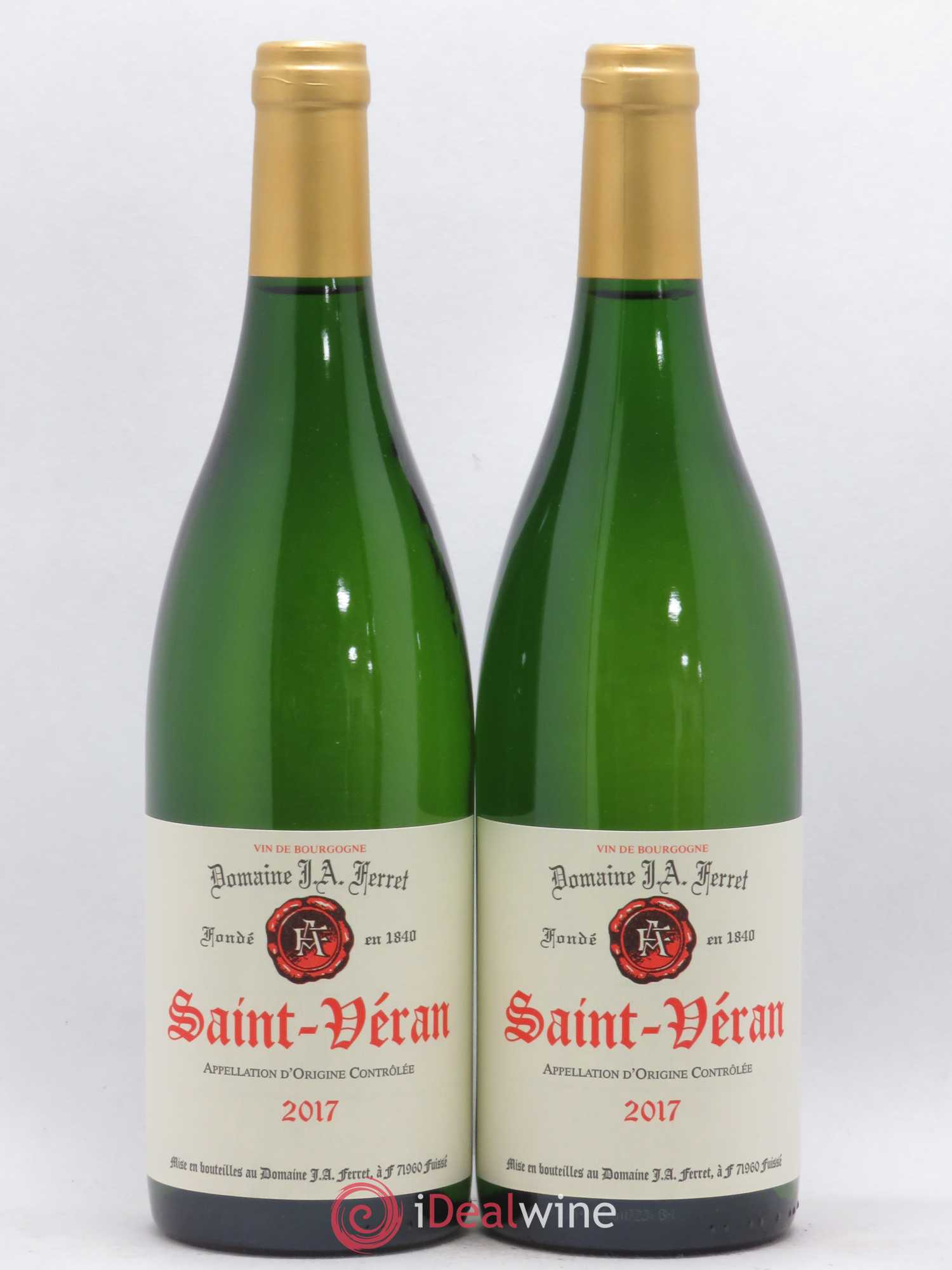 Saint-Véran J.A. Ferret (Domaine) 2017 - Lot de 2 bouteilles - 0